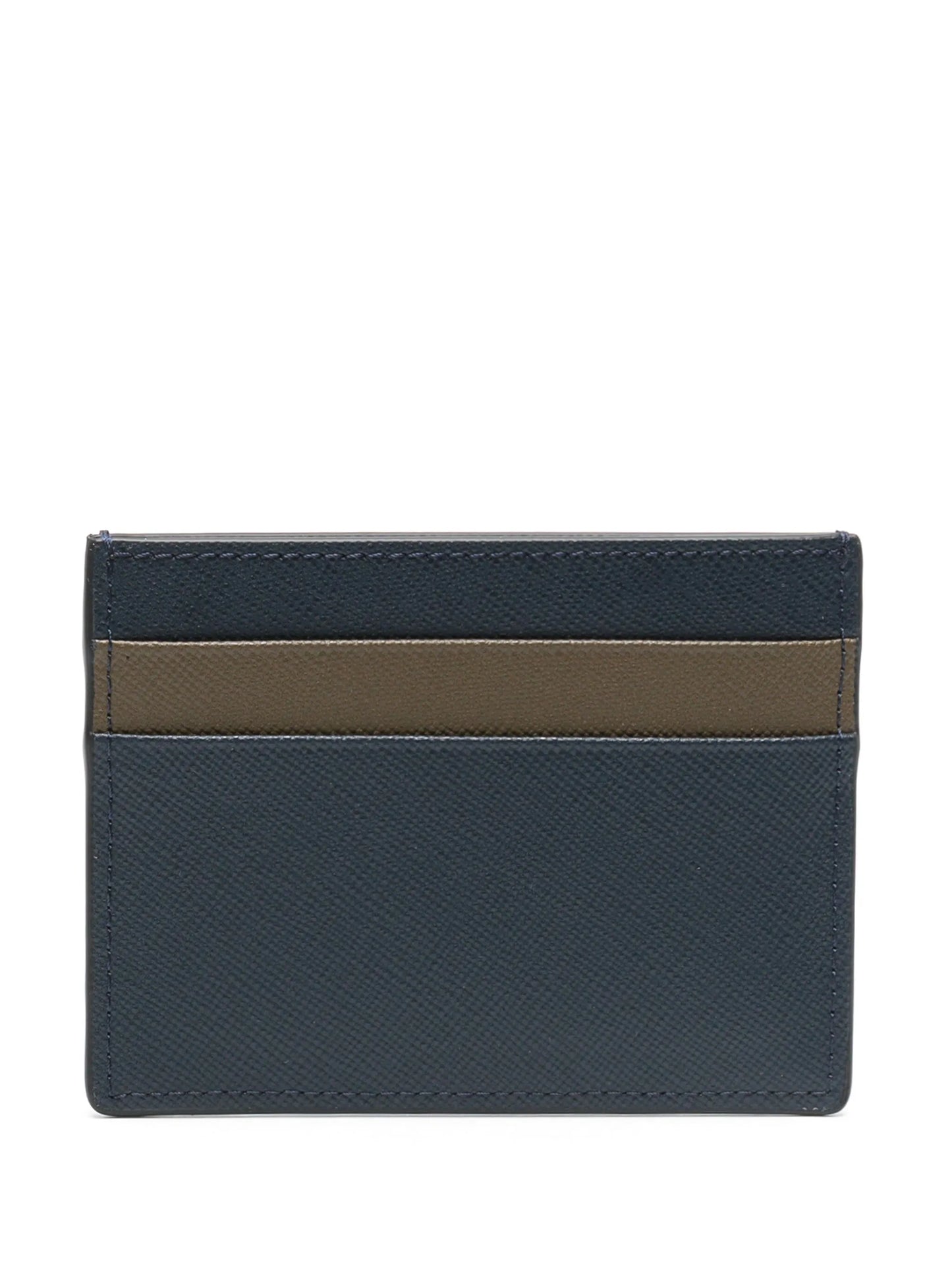 logo-debossed leather cardholder