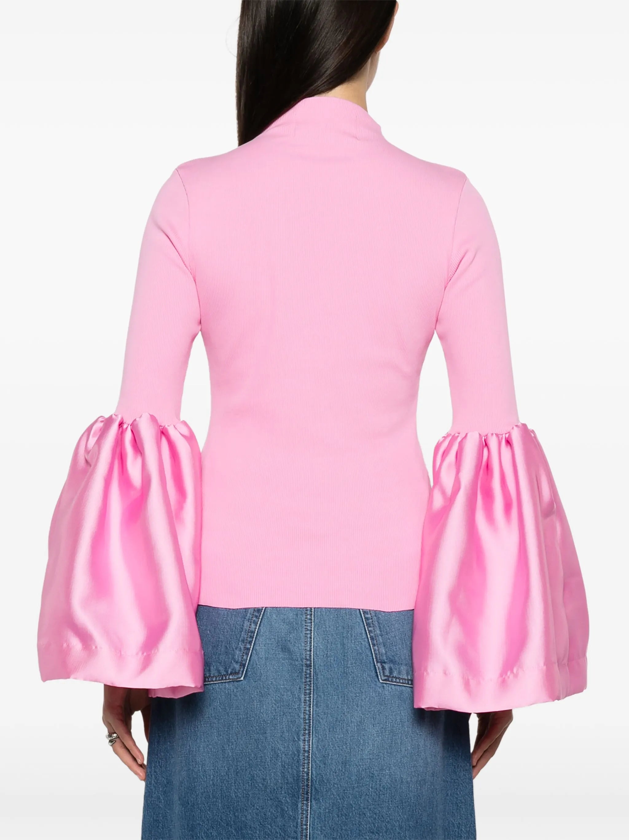 puff-sleeve jumper