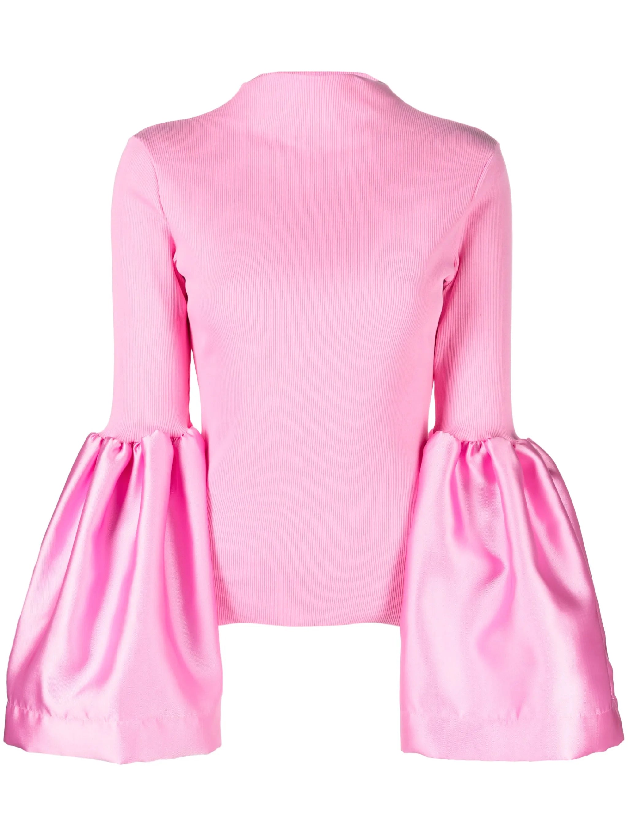 puff-sleeve jumper