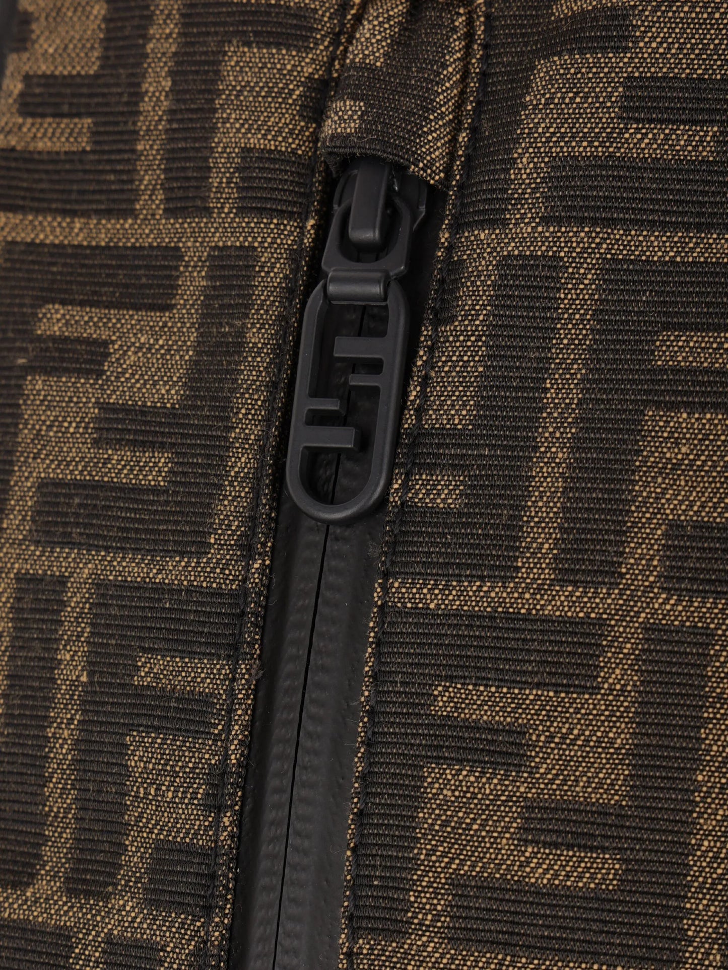 FF-jacquard canvas ski jacket
