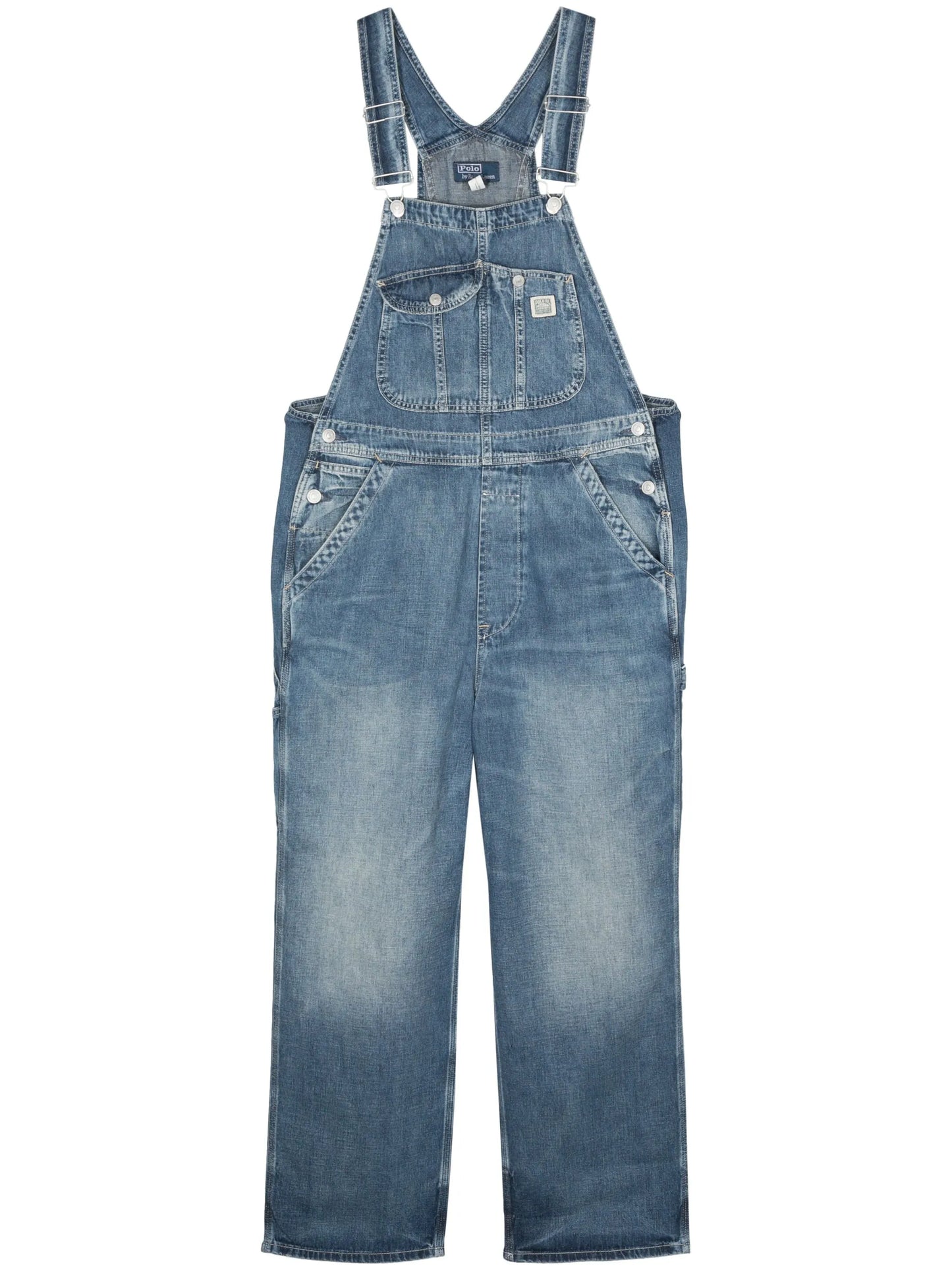 straight-leg overalls