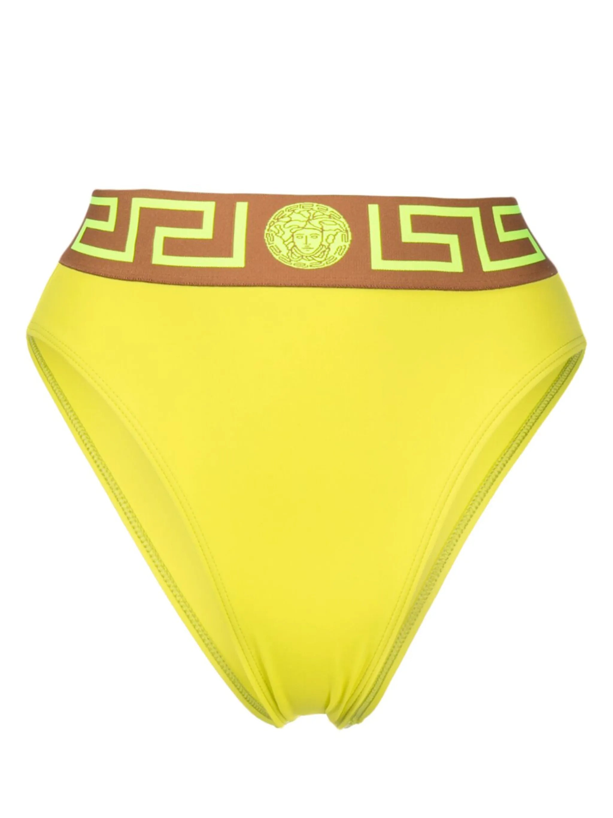 Greca-detail bikini bottoms