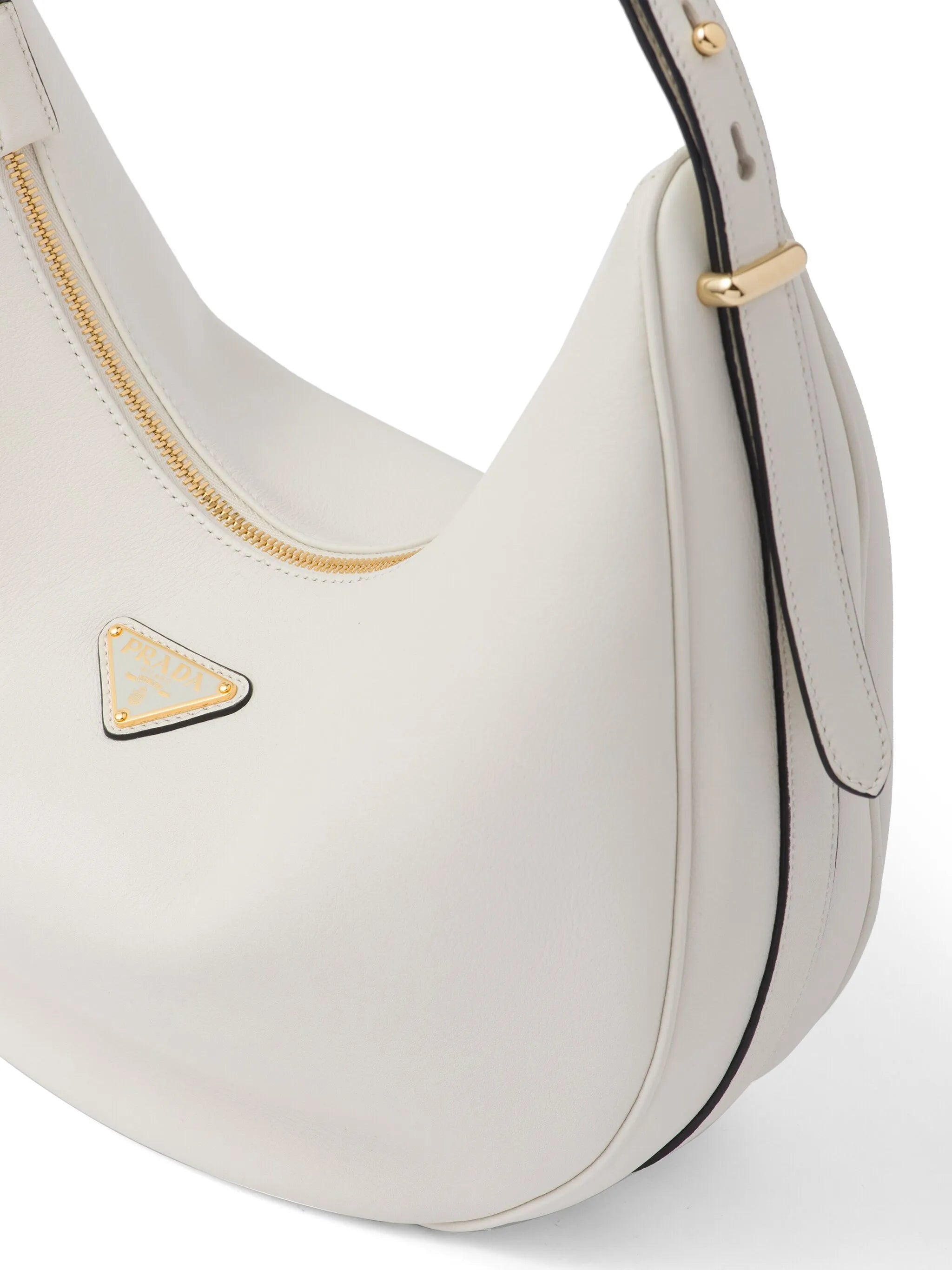 Arqué leather shoulder bag