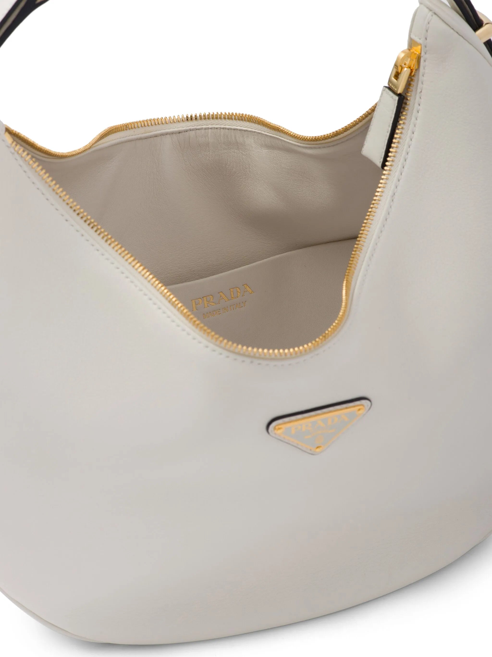 Arqué leather shoulder bag