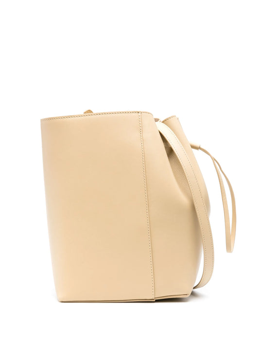 Canna leather bucket bag
