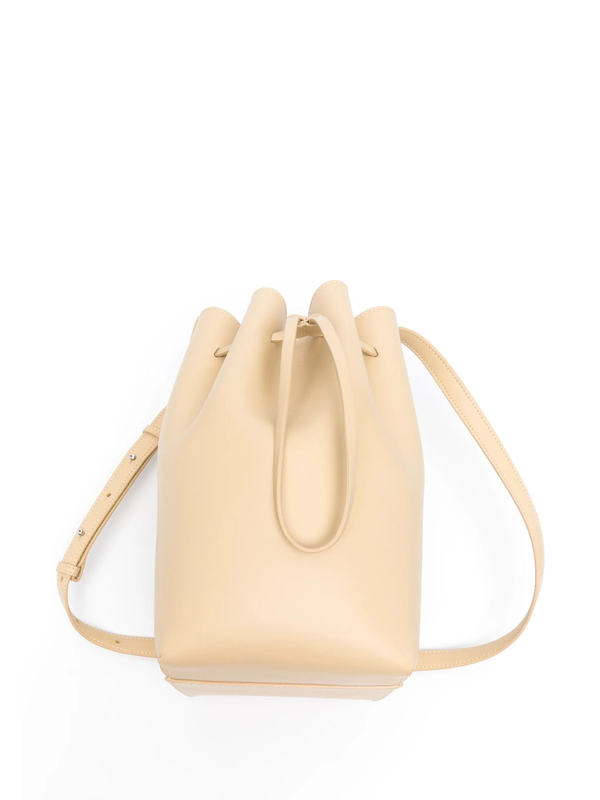 Canna leather bucket bag