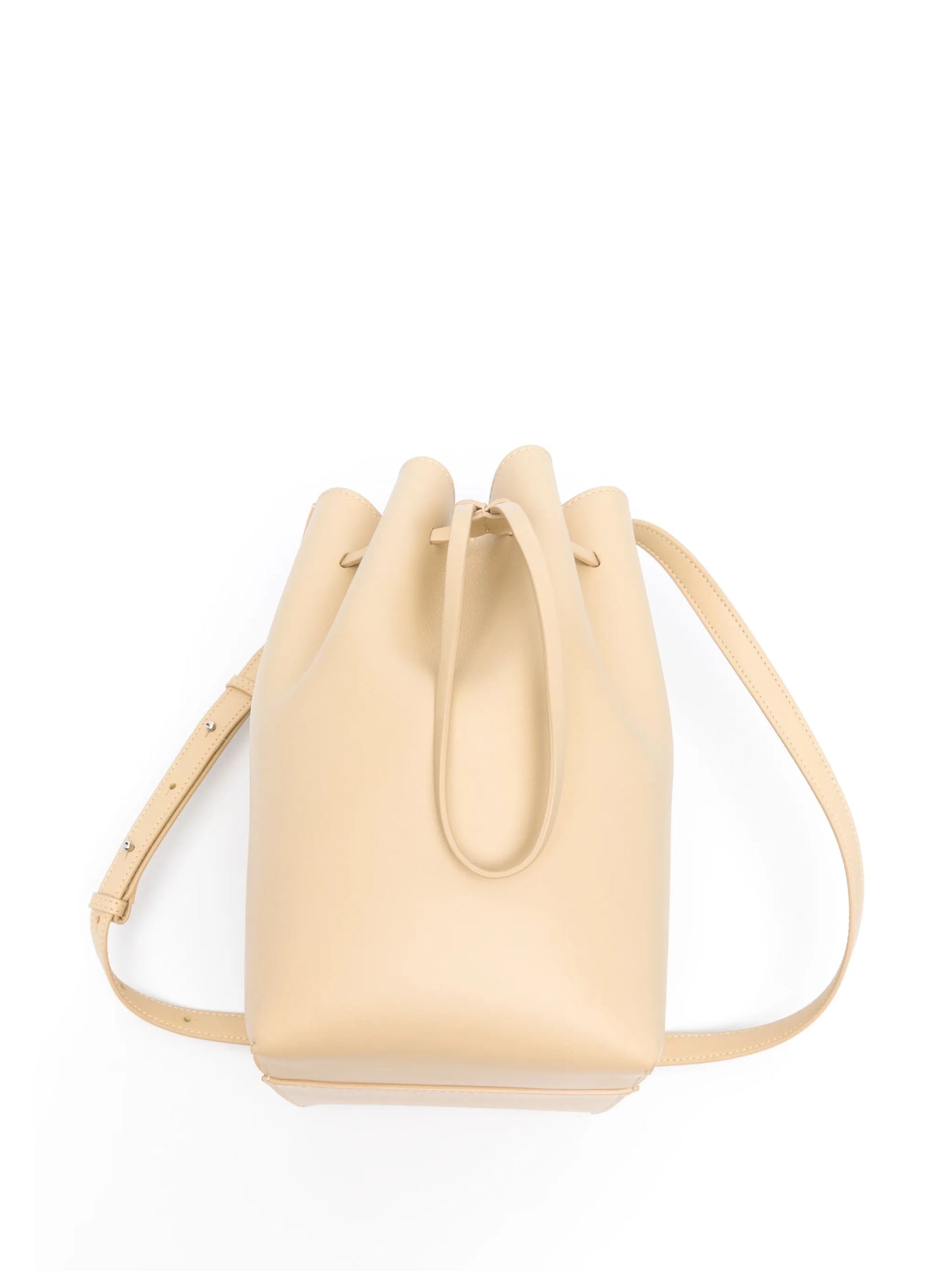 Canna leather bucket bag