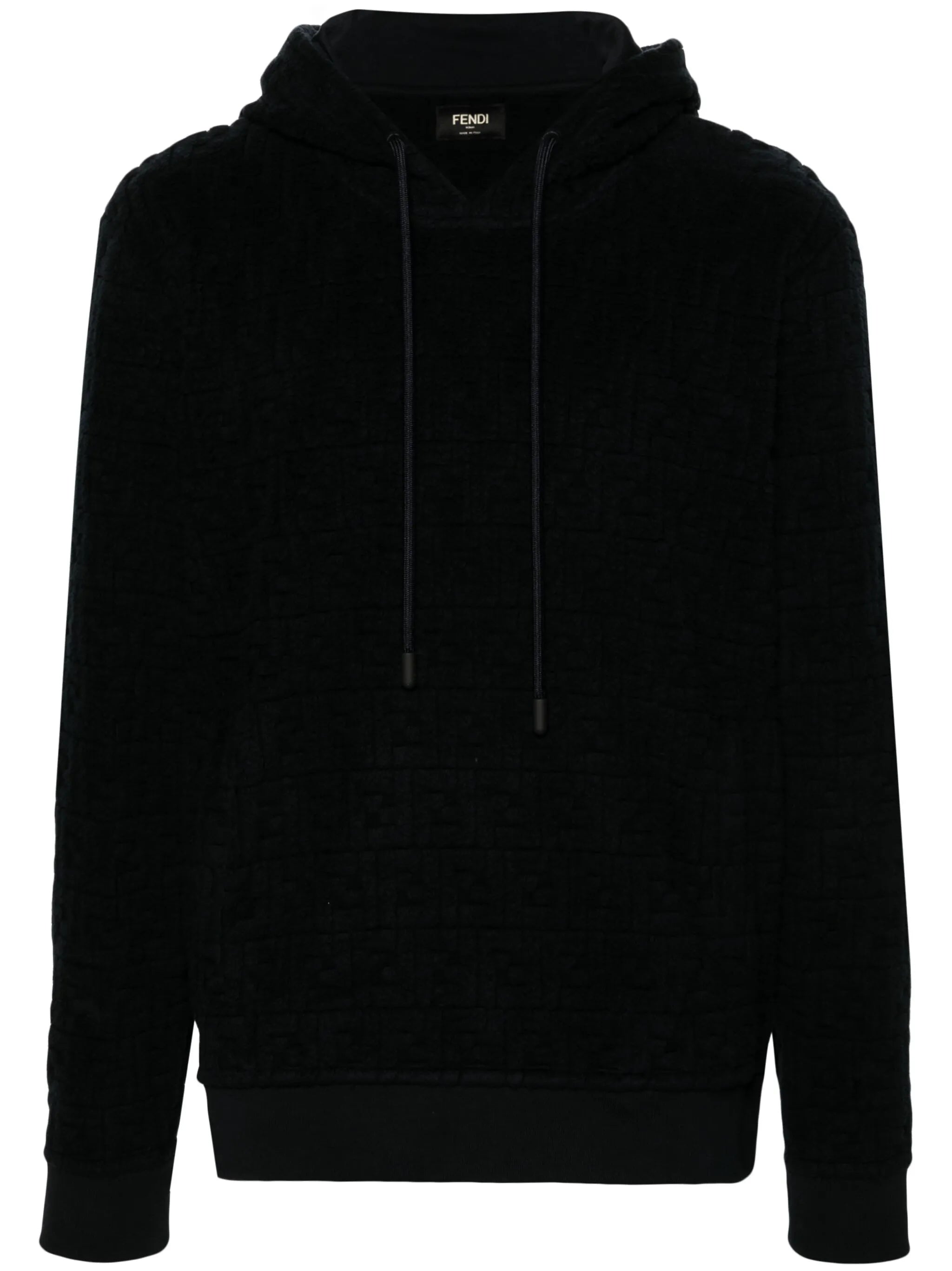 FF-embossed hoodie