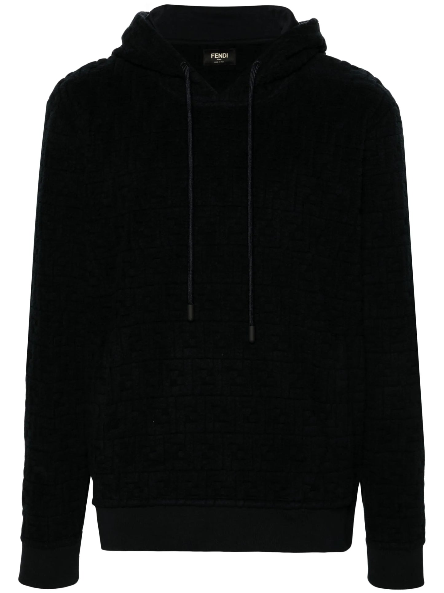 FF-embossed hoodie