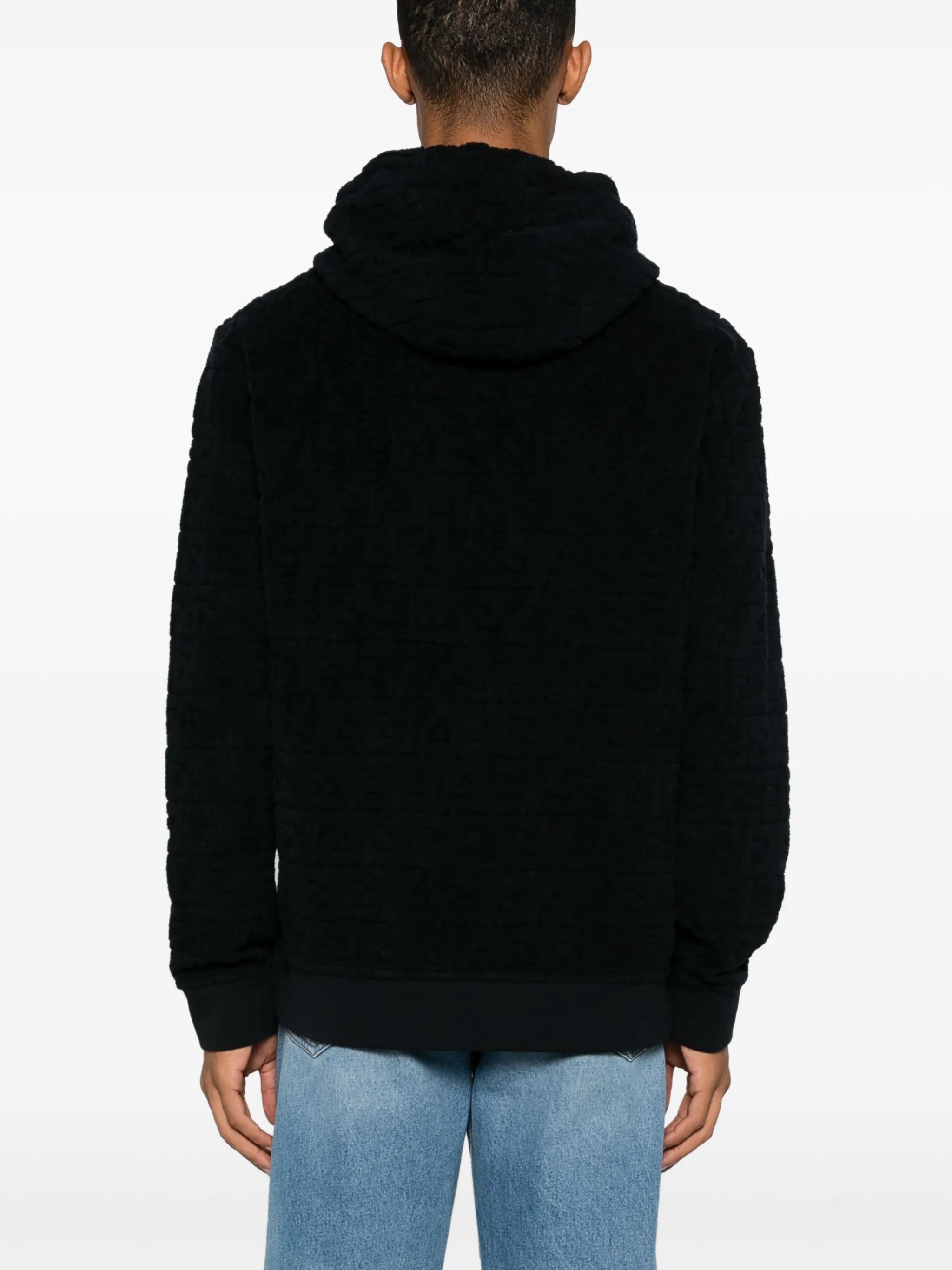 FF-embossed hoodie