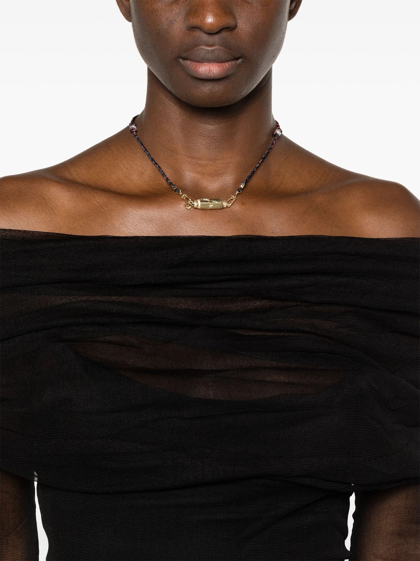 14kt yellow gold Baby Coco diamond necklace