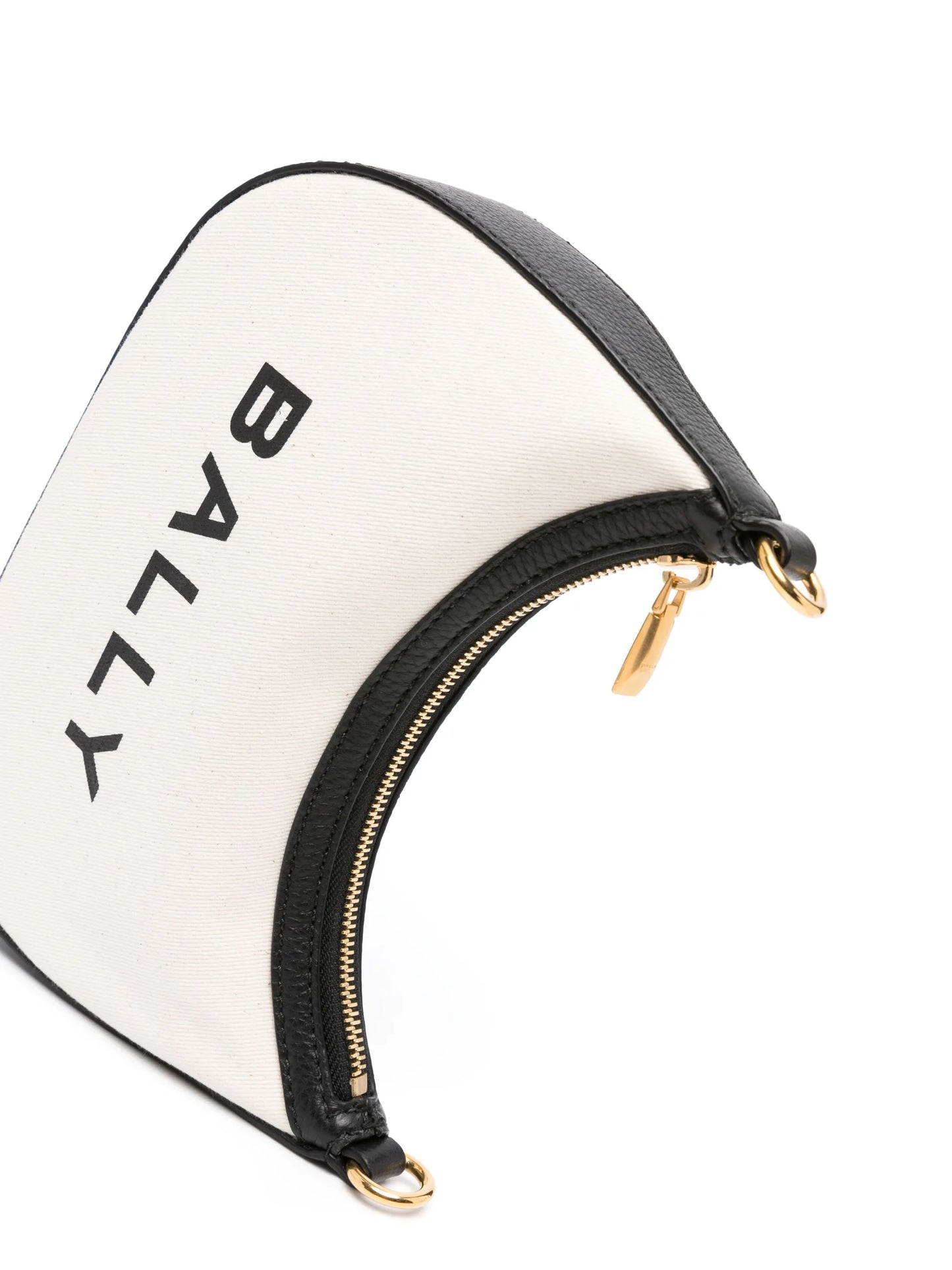 Ivory canvas shoulder bag