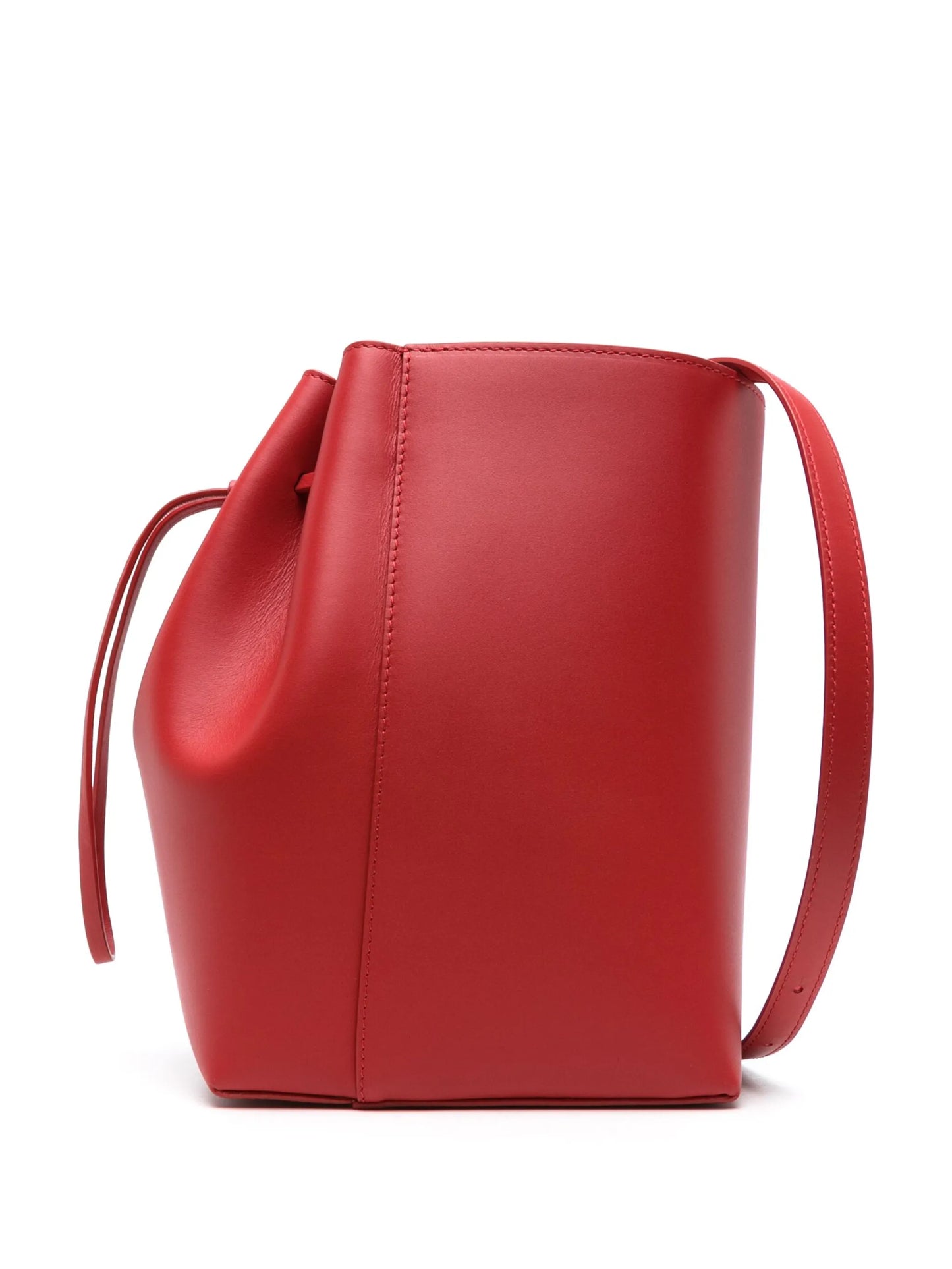 Canna leather shoulder bag