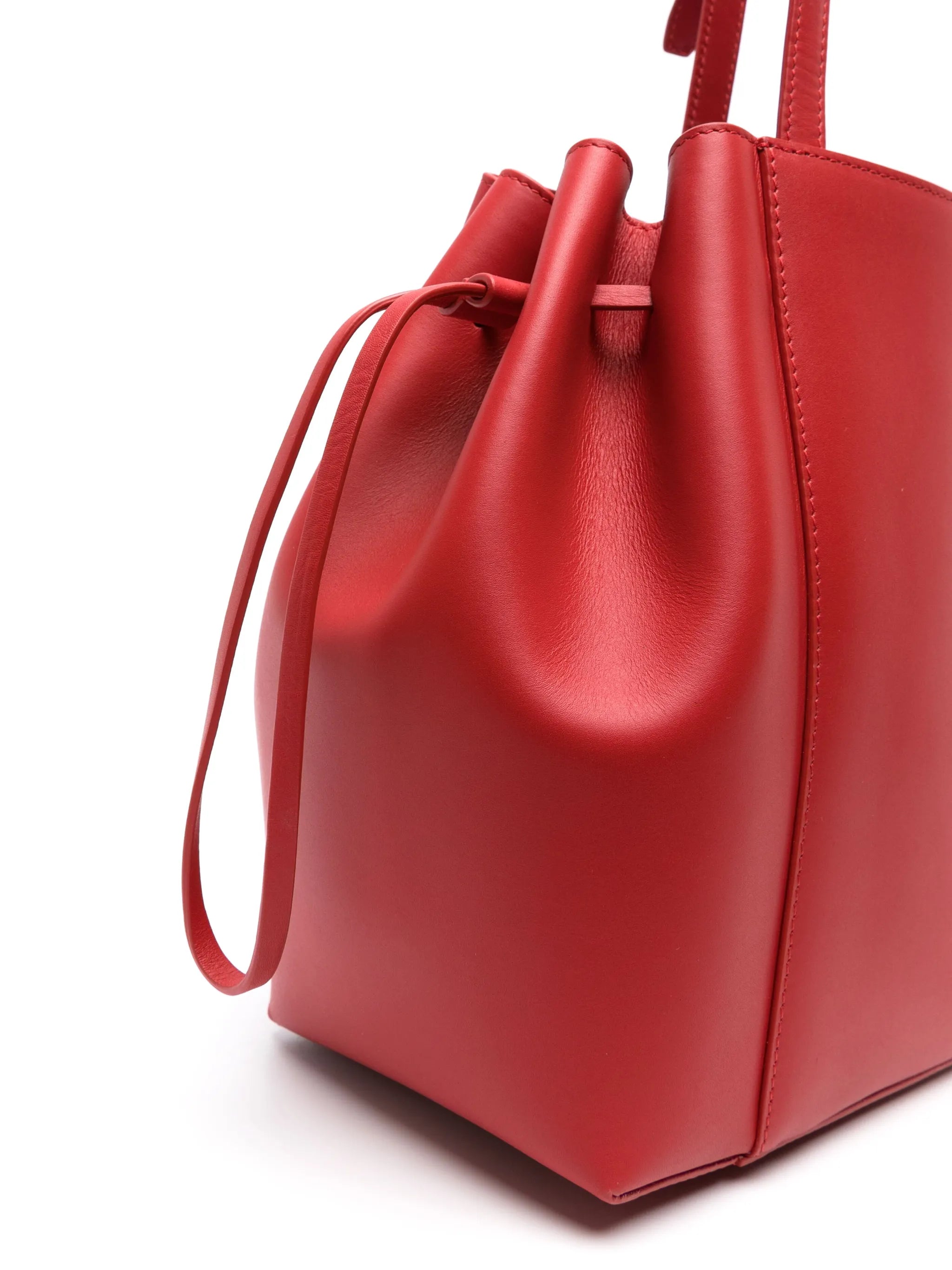 Canna leather shoulder bag