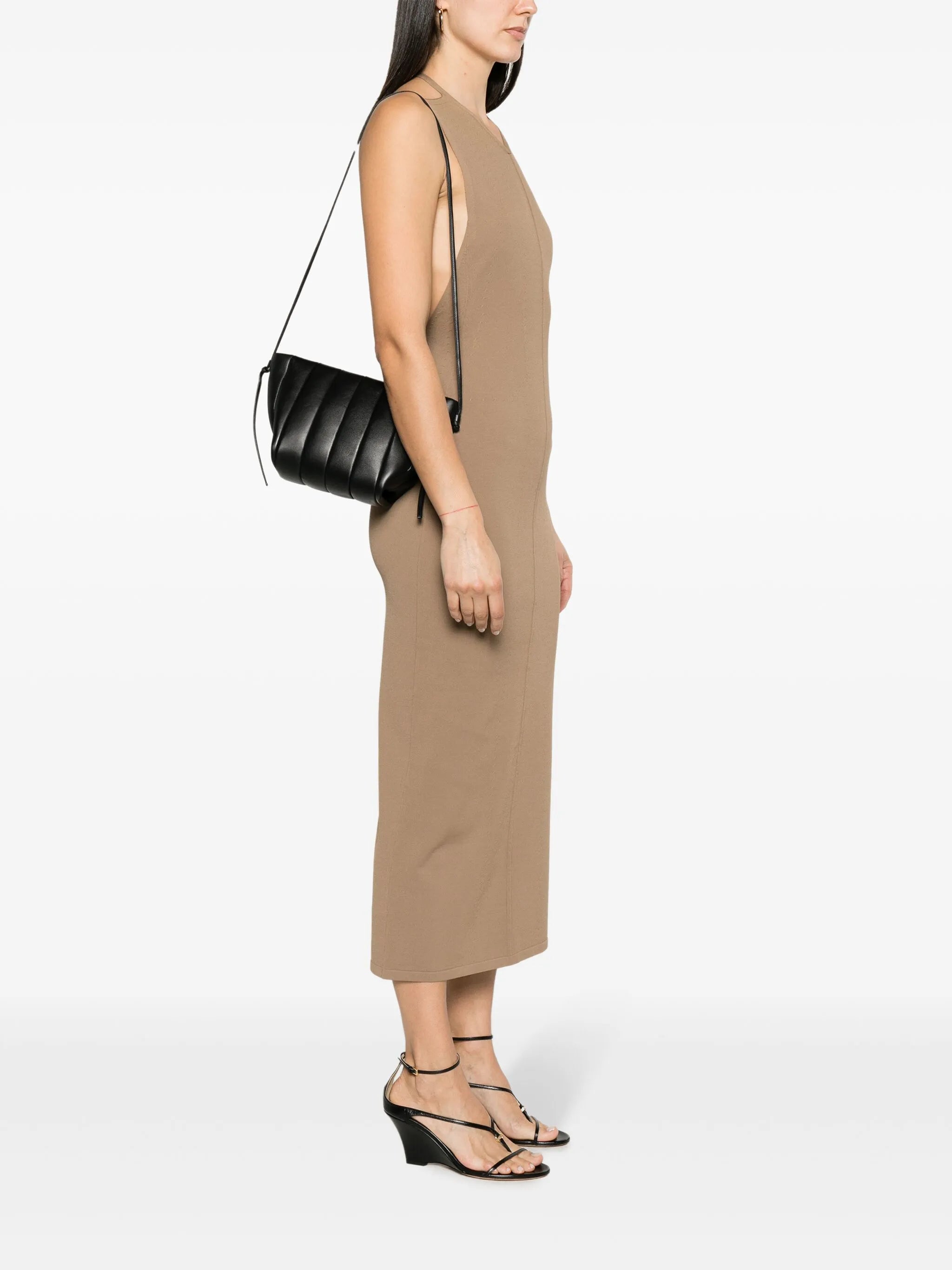 Boulevard padded leather shoulder bag