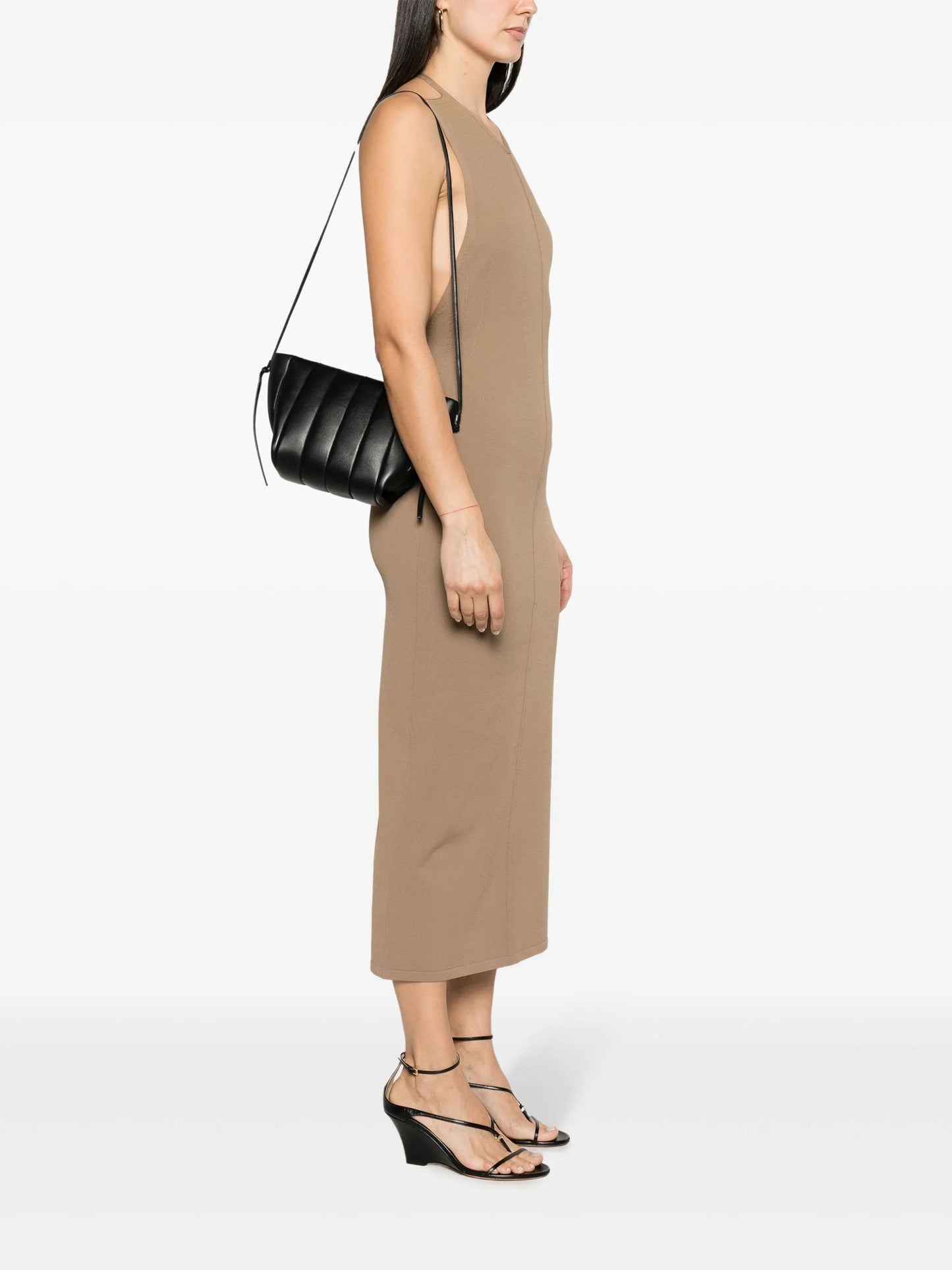 Boulevard padded leather shoulder bag