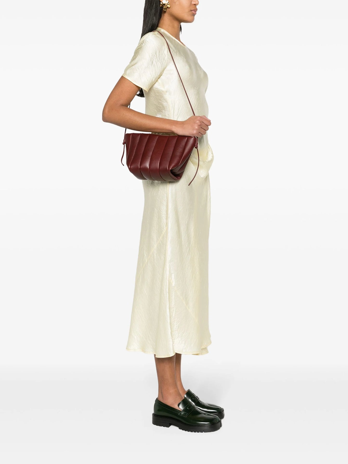 Boulevard padded leather shoulder bag