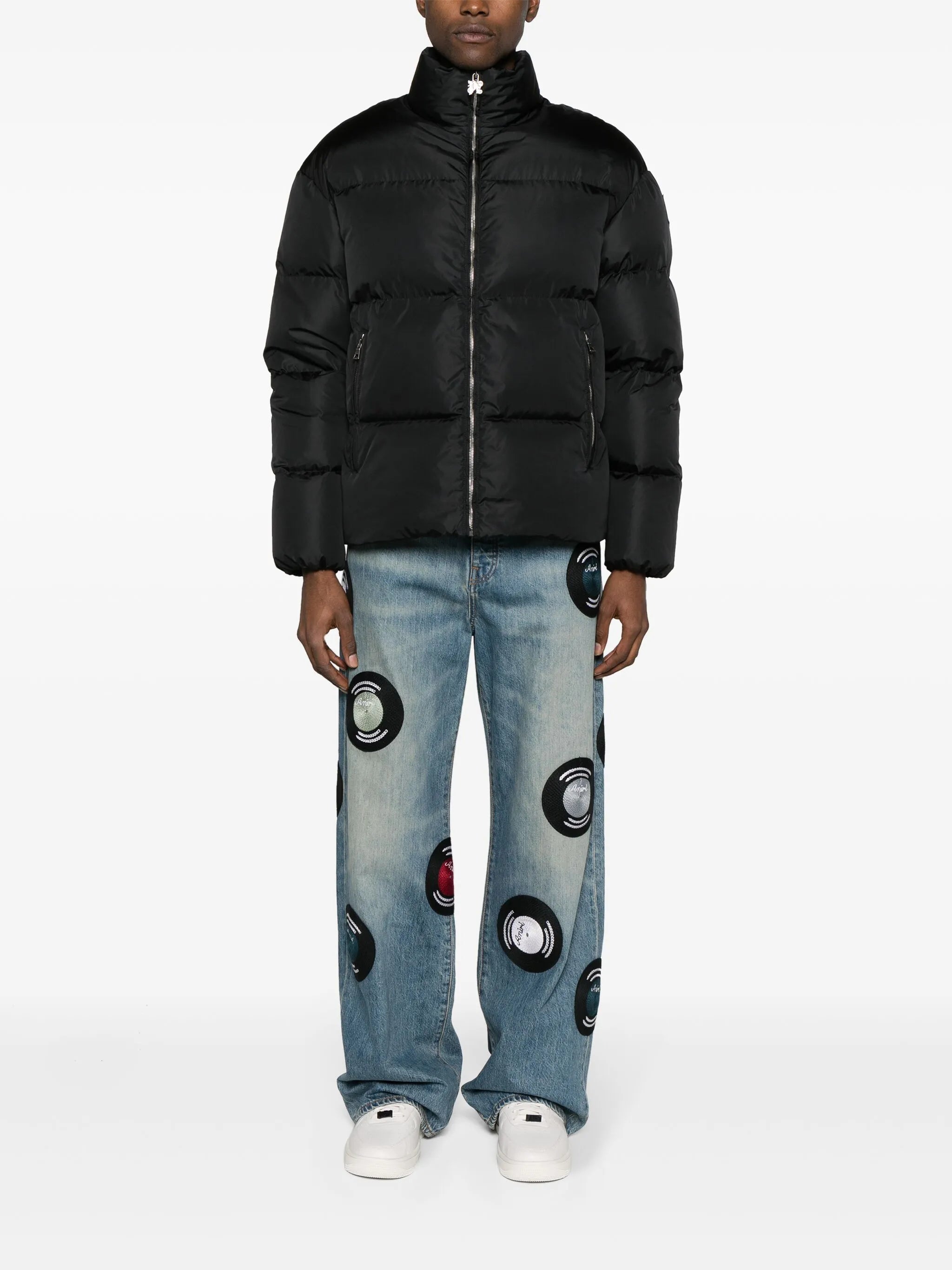 quilted ski jacket