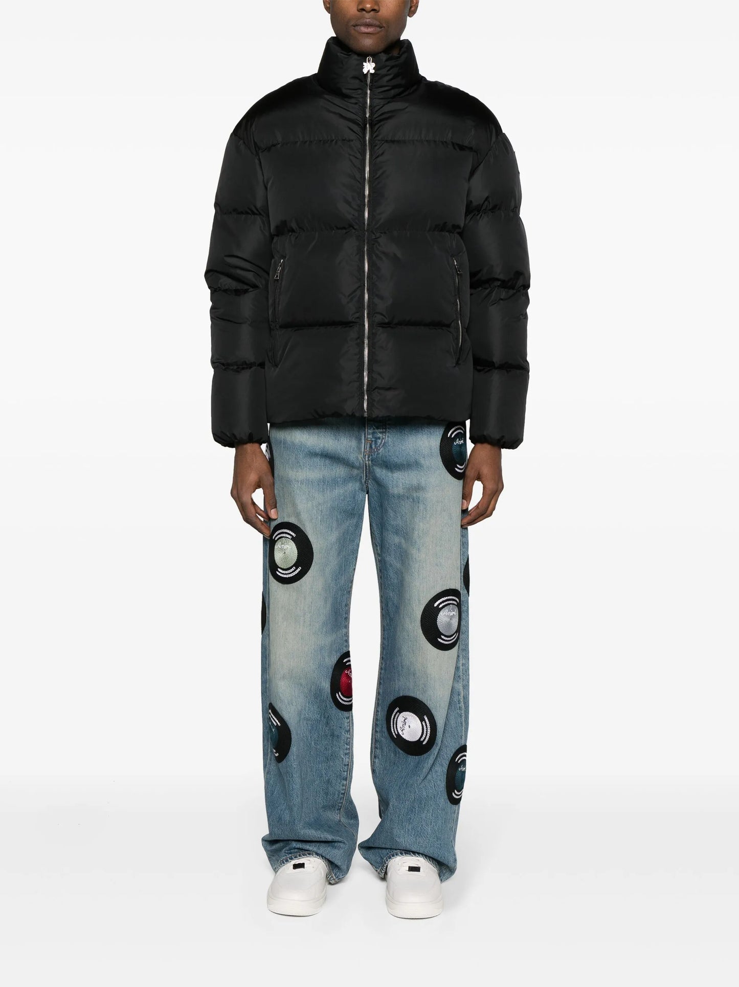 quilted ski jacket