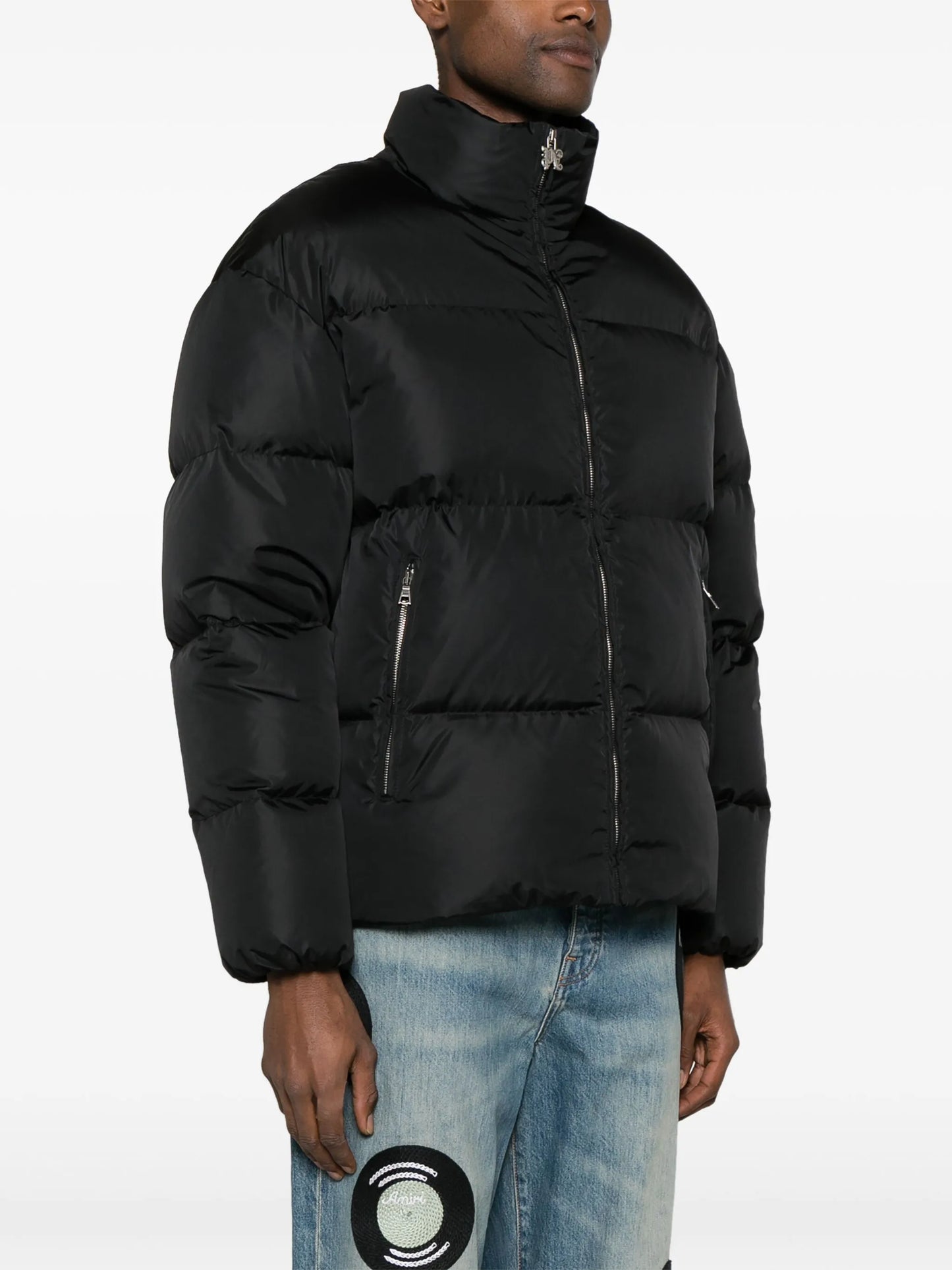 quilted ski jacket