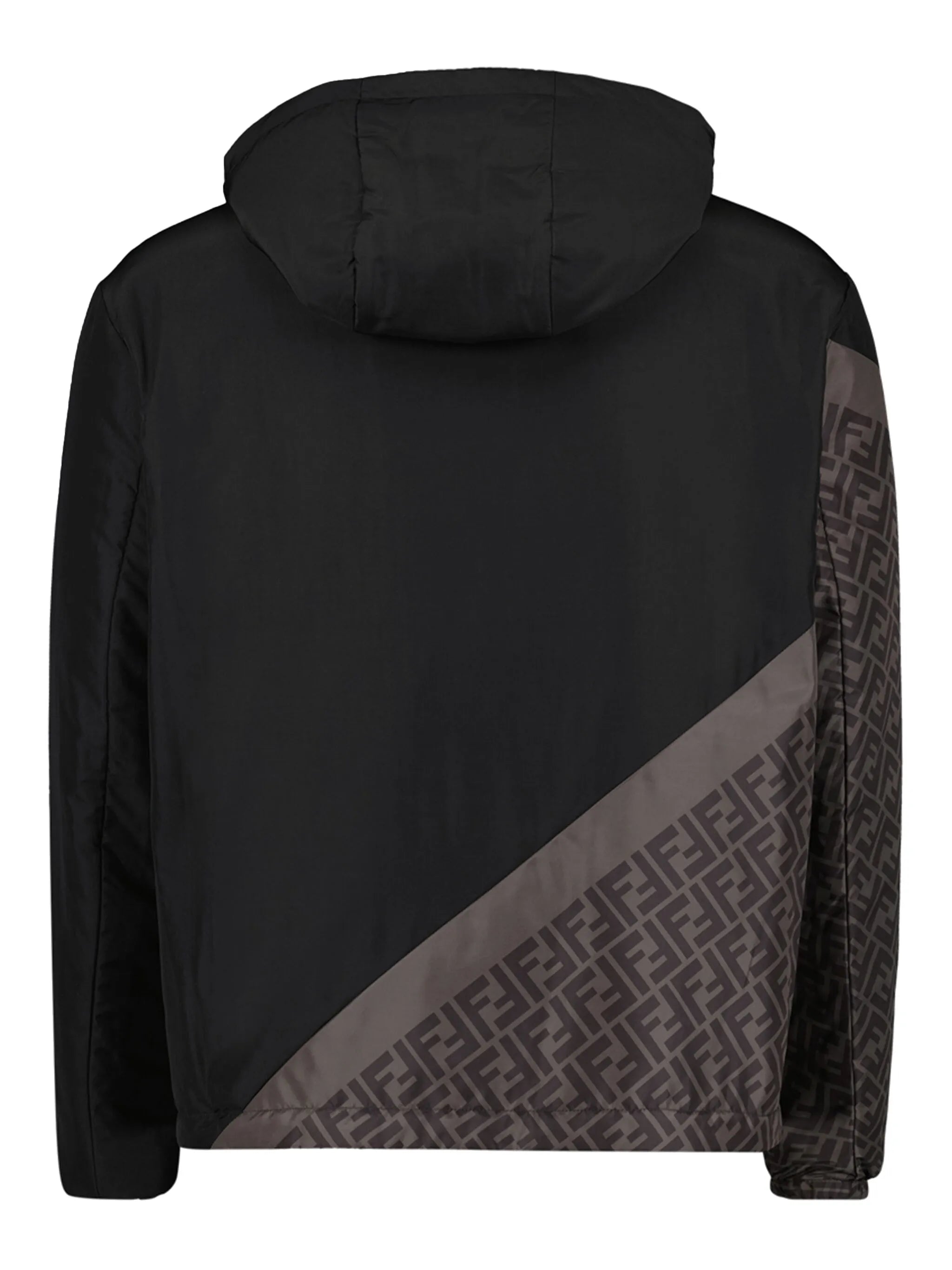 FF-print hooded windbreaker