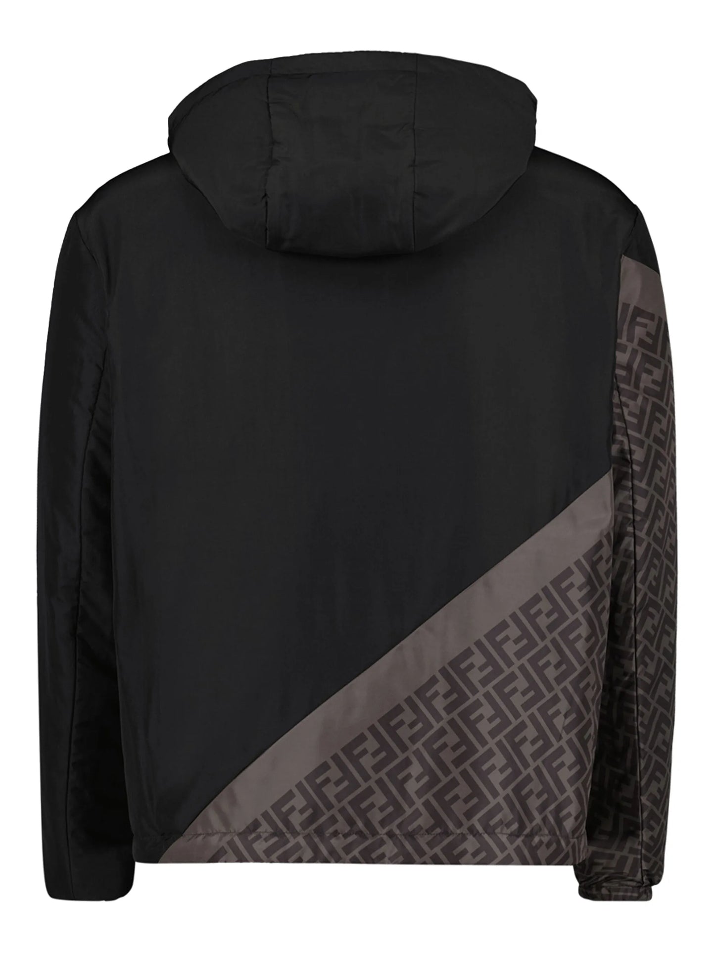 FF-print hooded windbreaker
