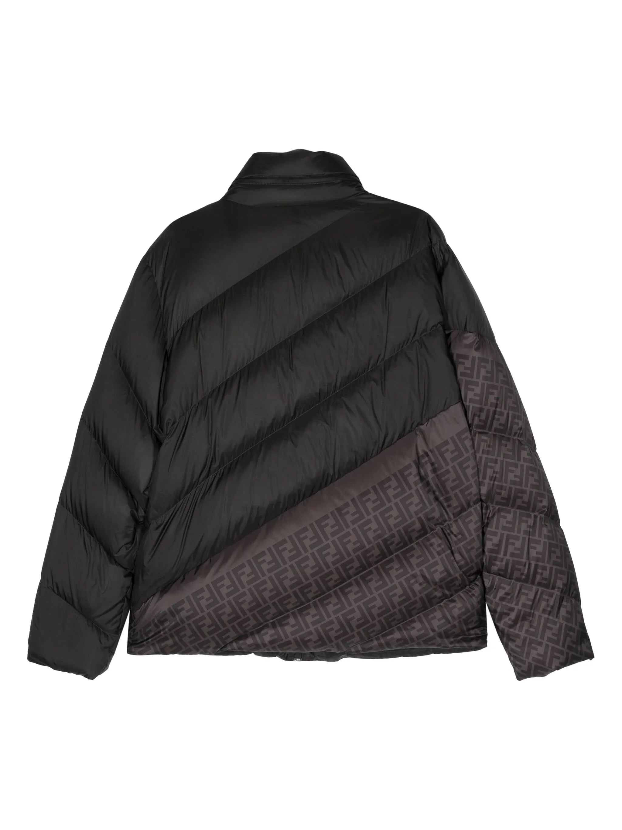 FF-print puff jacket