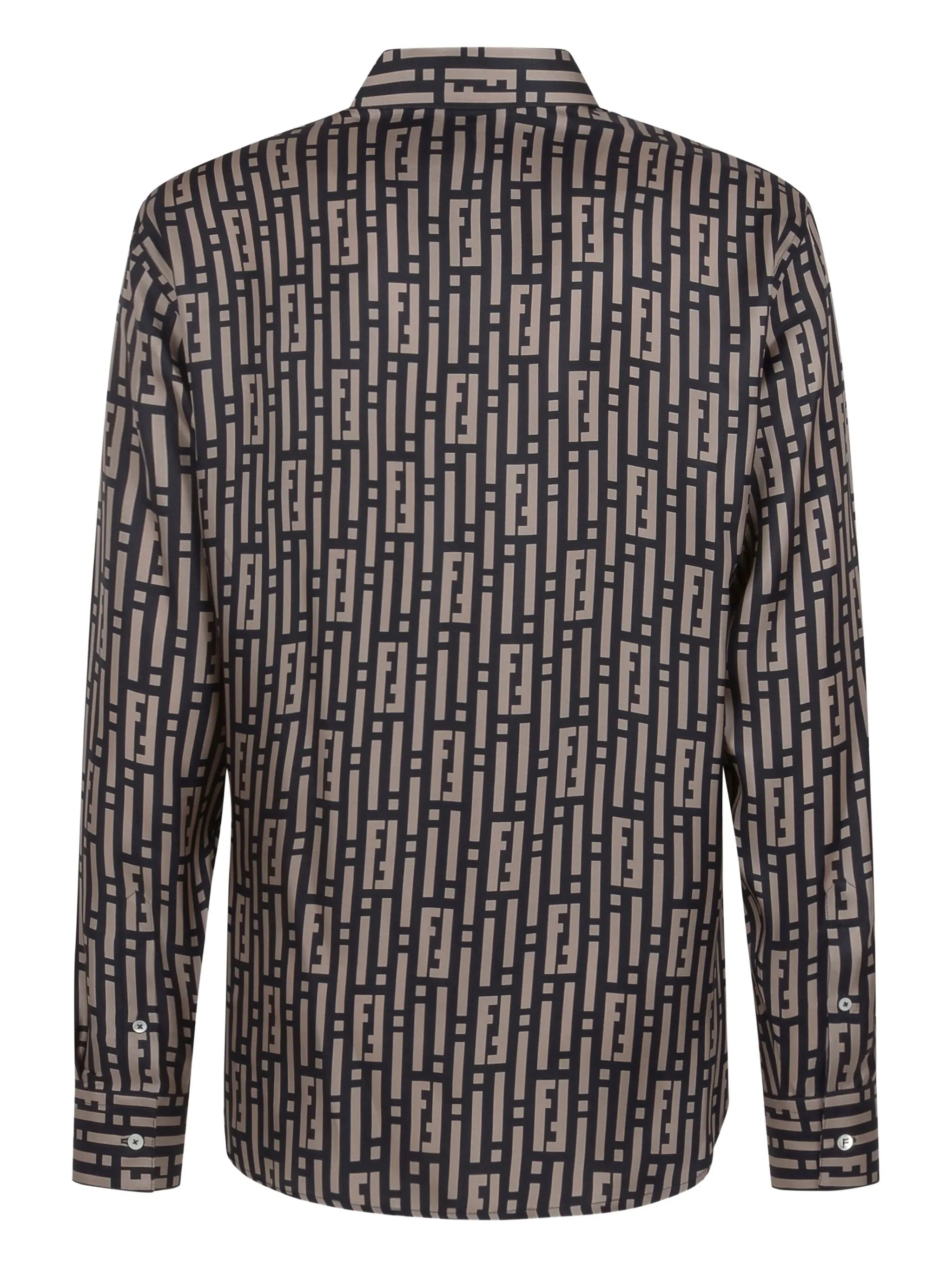 FF Stripes silk shirt
