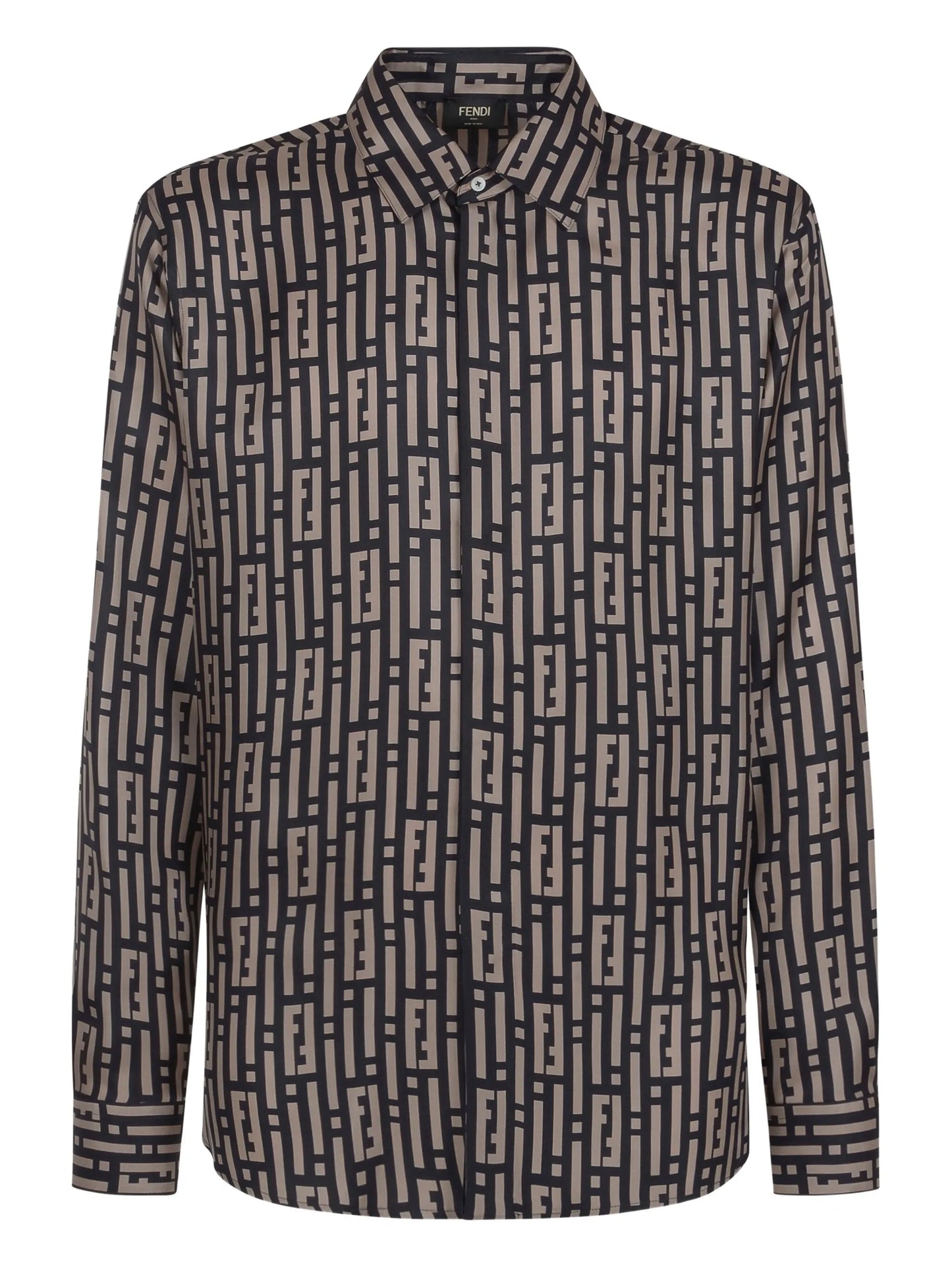 FF Stripes silk shirt