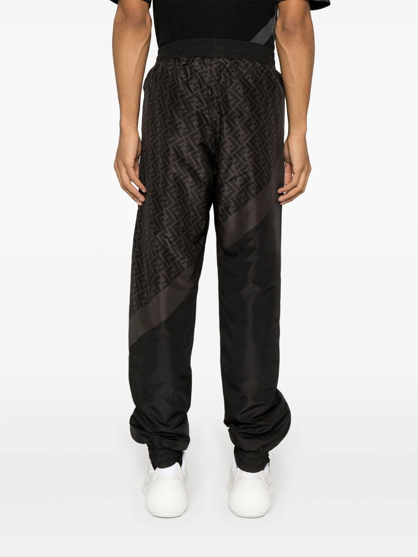FF-pattern tapered-leg track pants