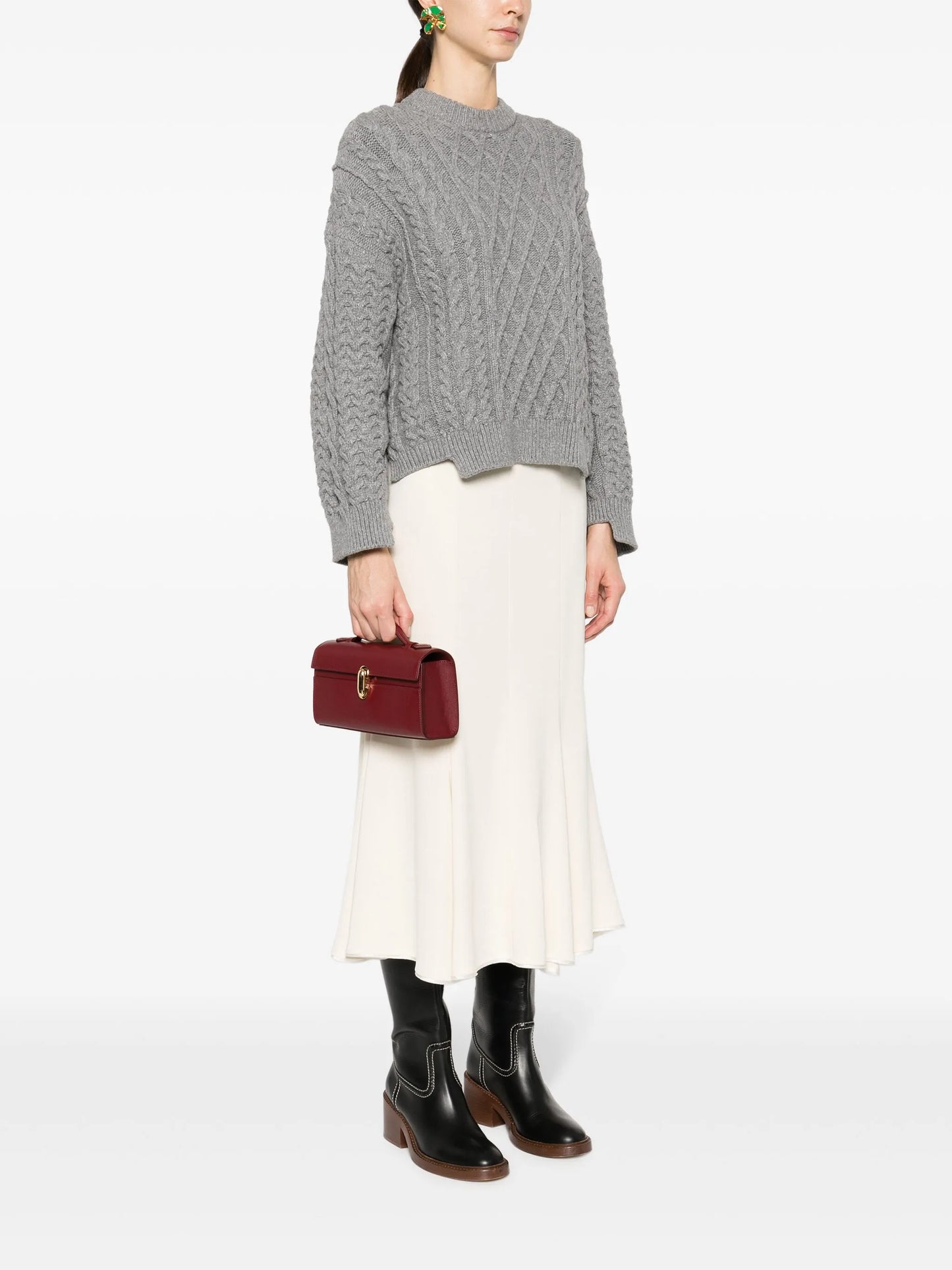 The Symmetry leather tote bag