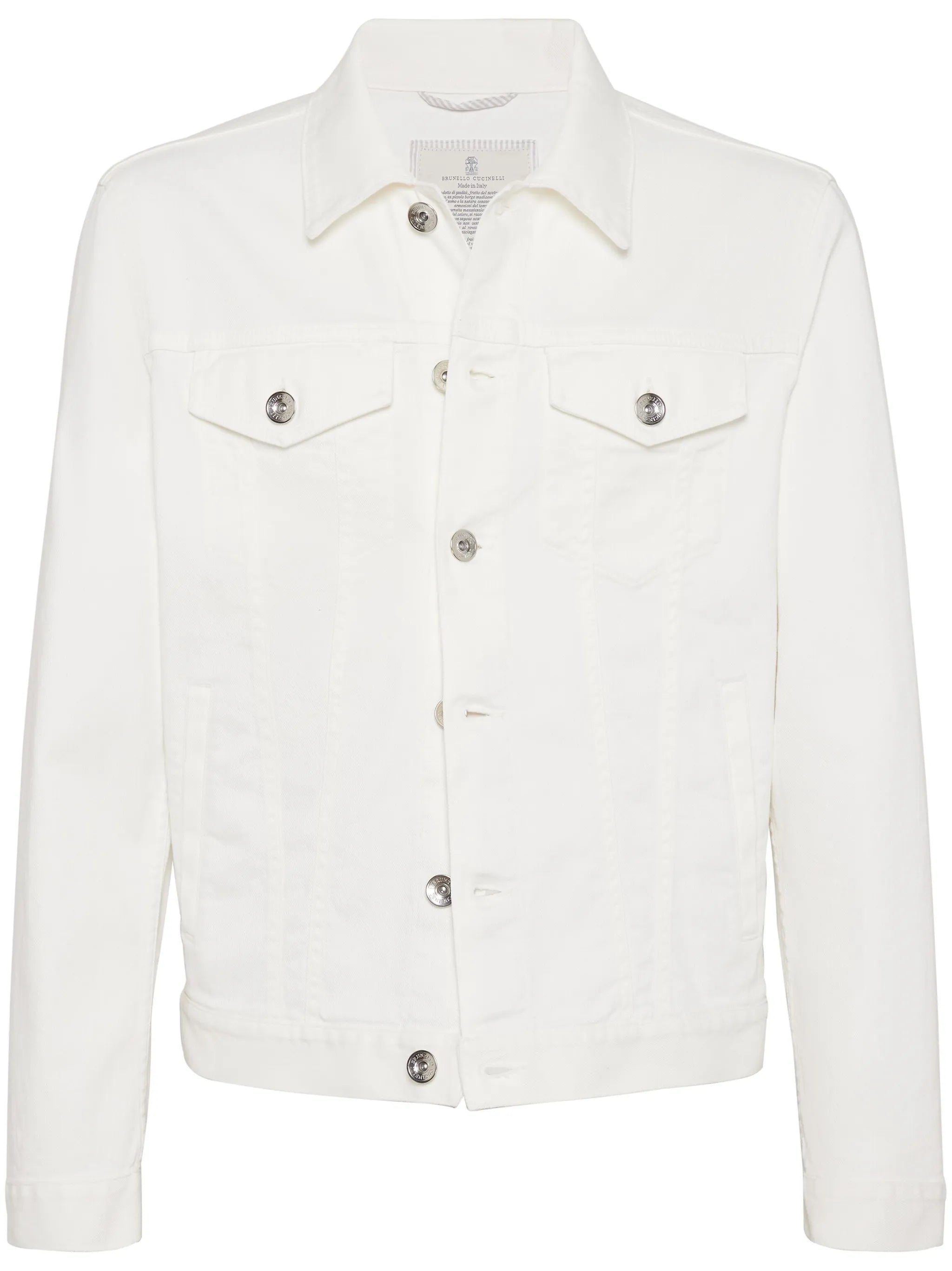 slim-fit denim jacket