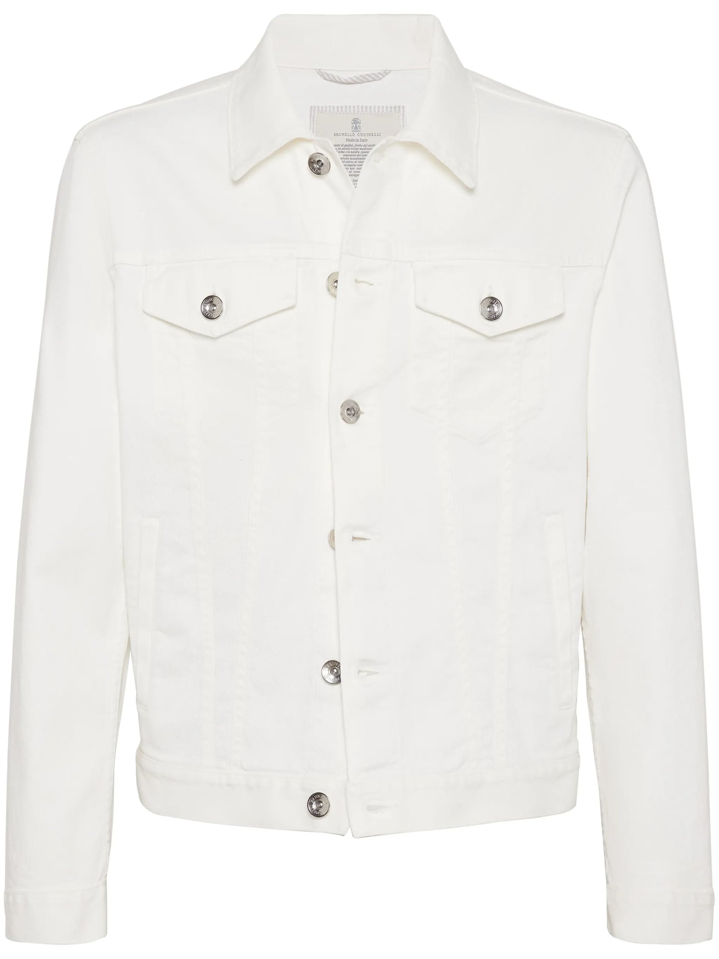 slim-fit denim jacket