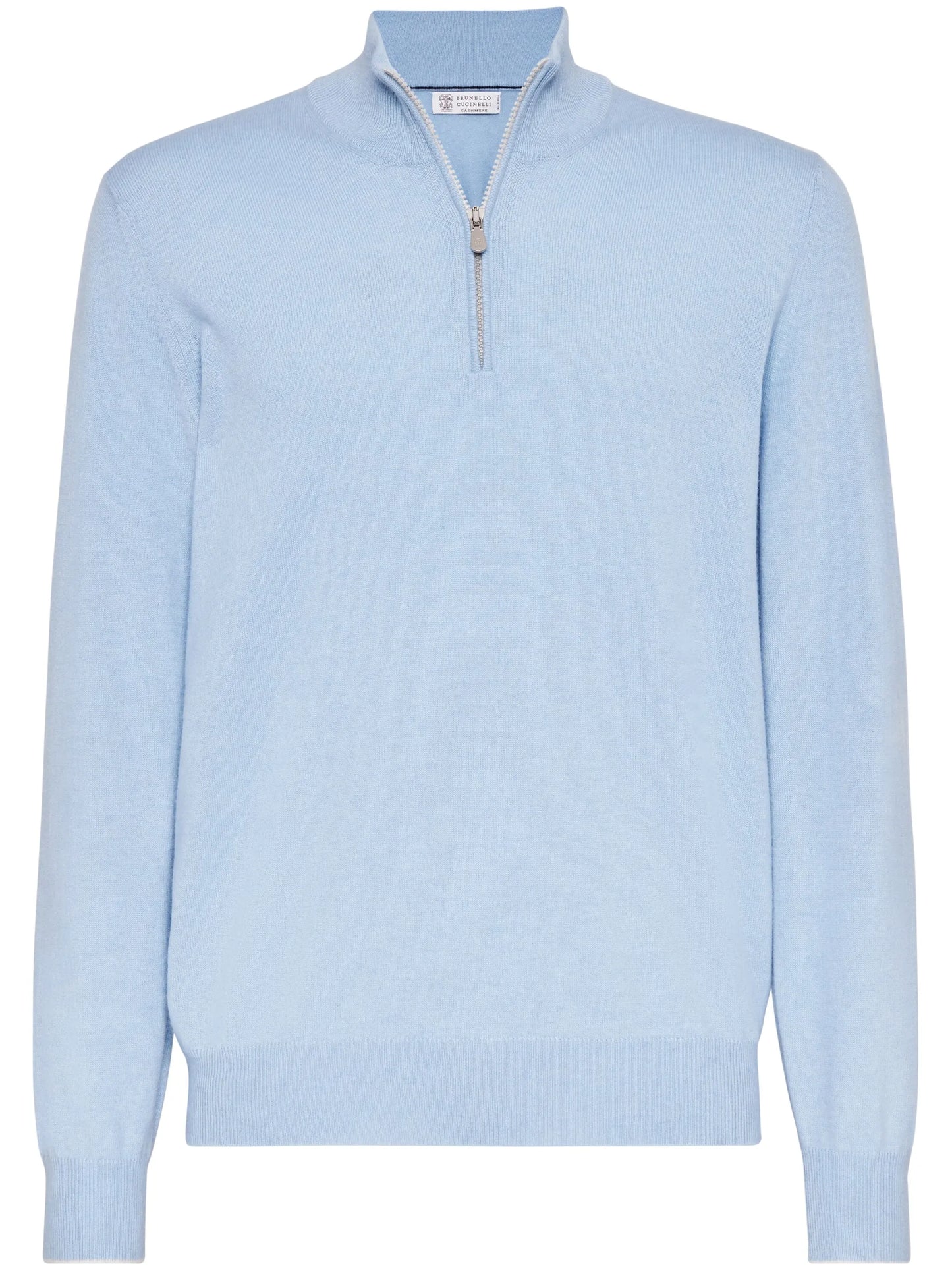 zip-up cashmere jumper