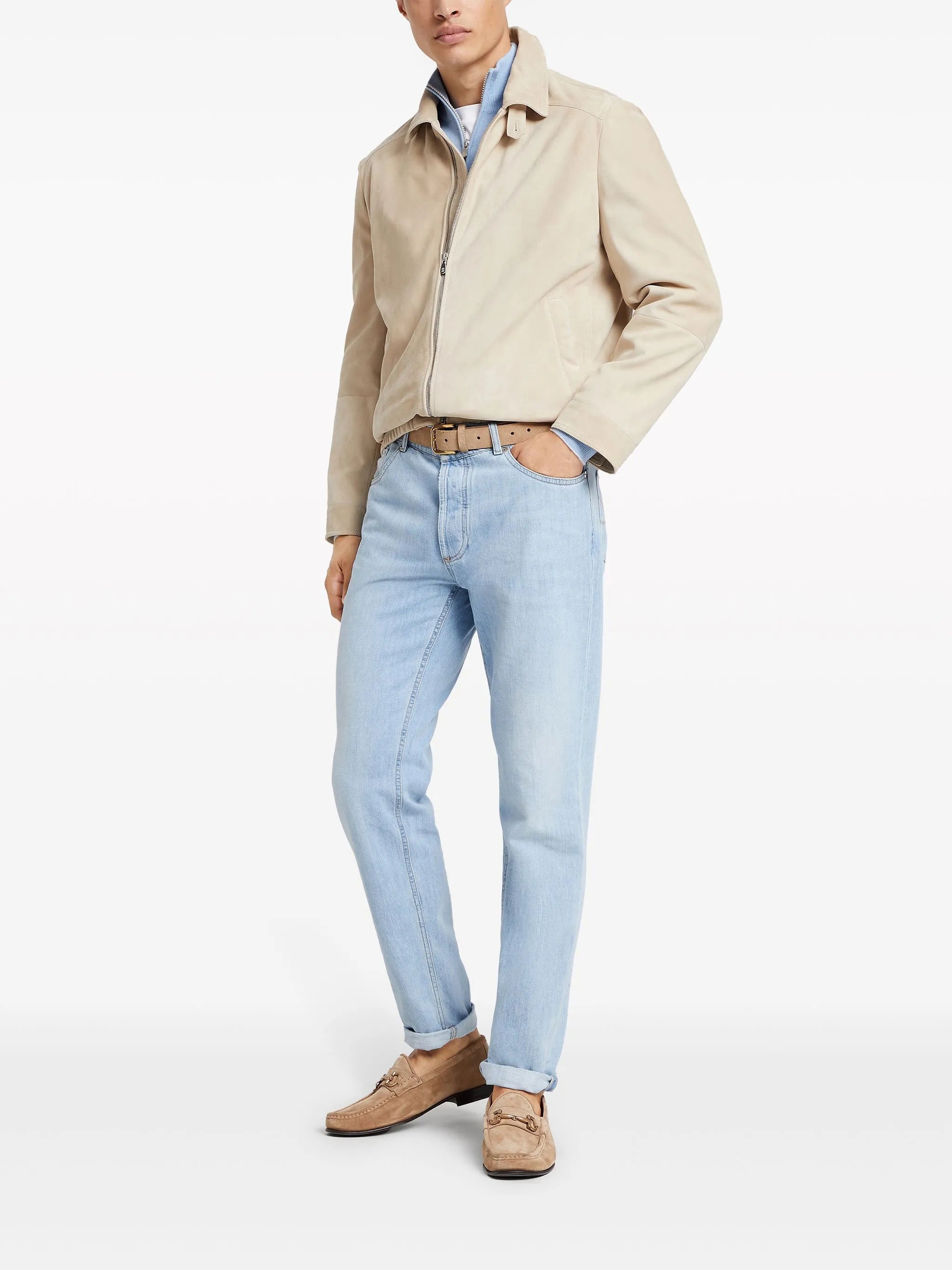 zip-up cashmere jumper