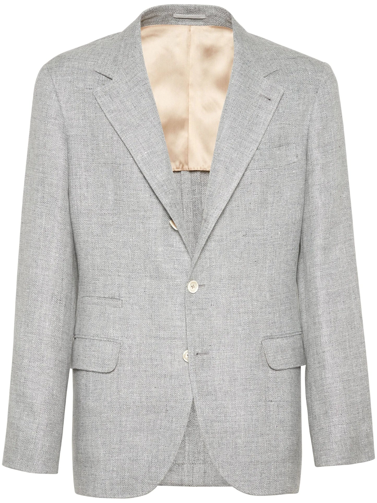 notched-lapels single-breasted blazer