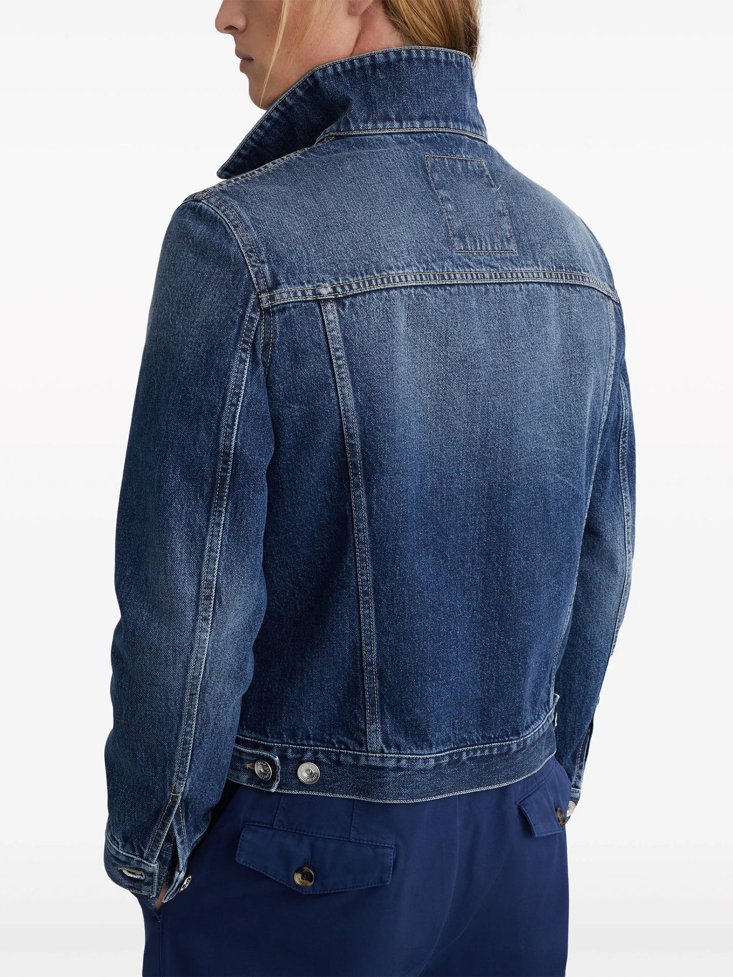 button-up denim jacket