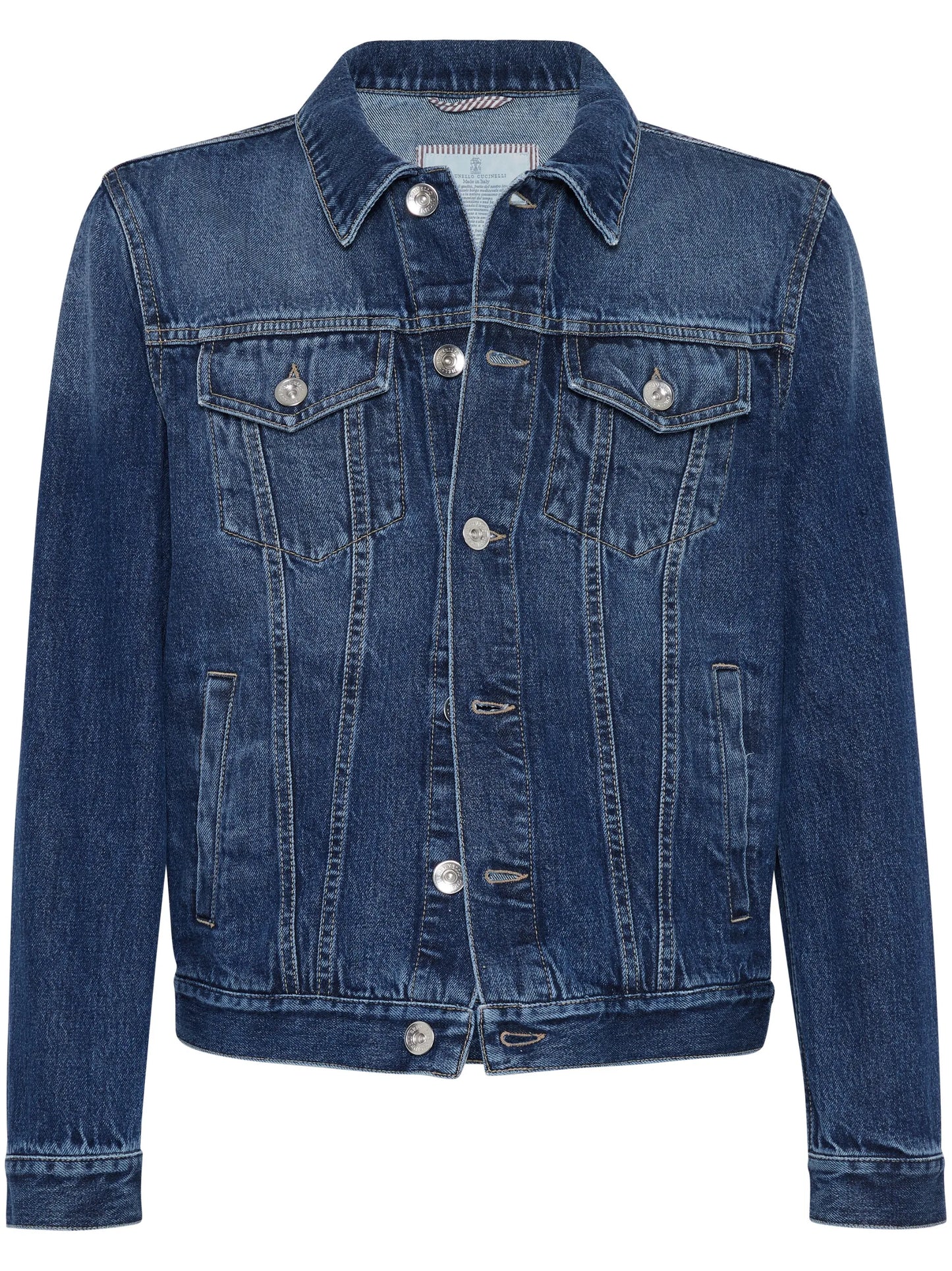 button-up denim jacket