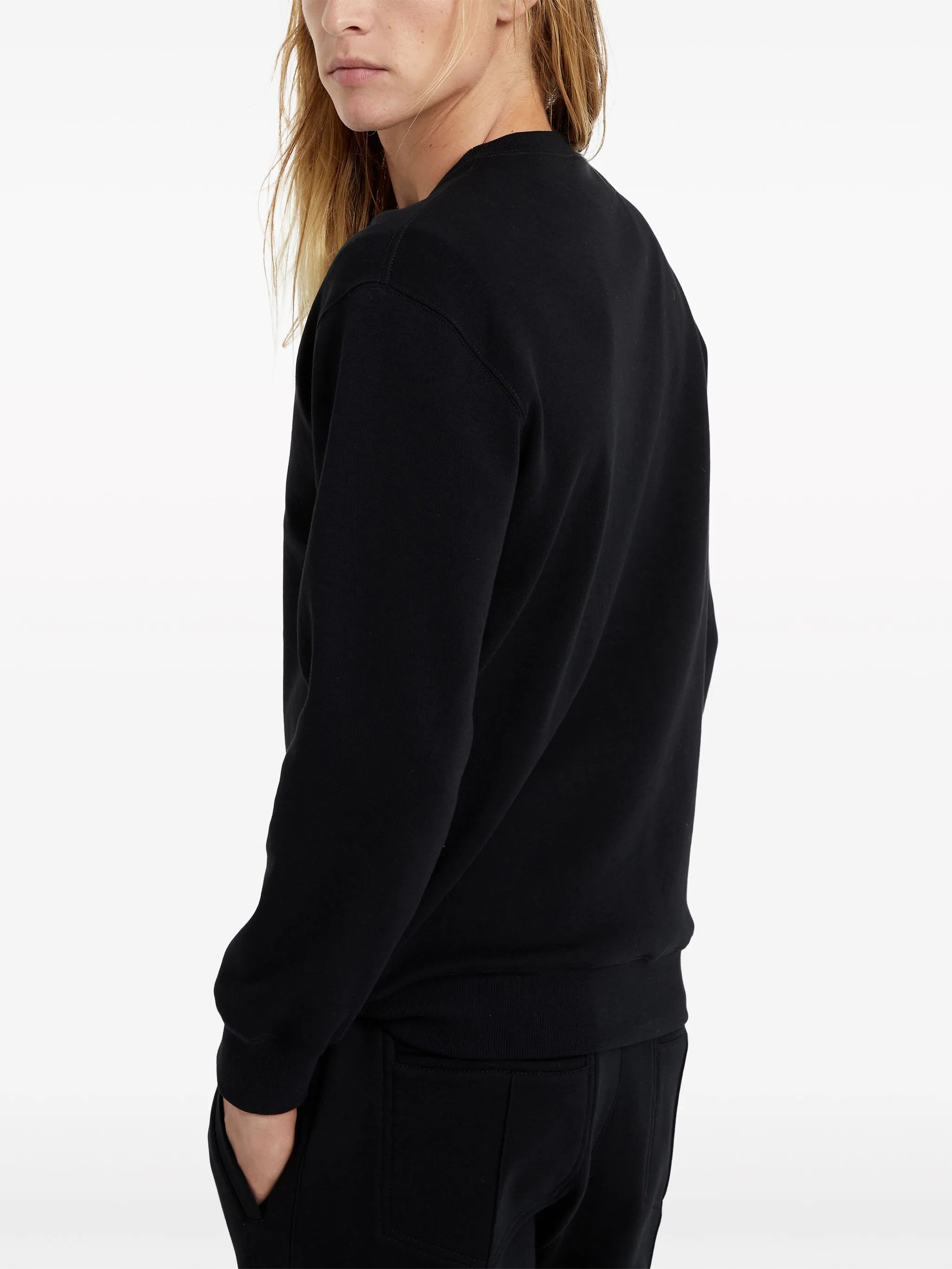 logo-embroidered sweatshirt