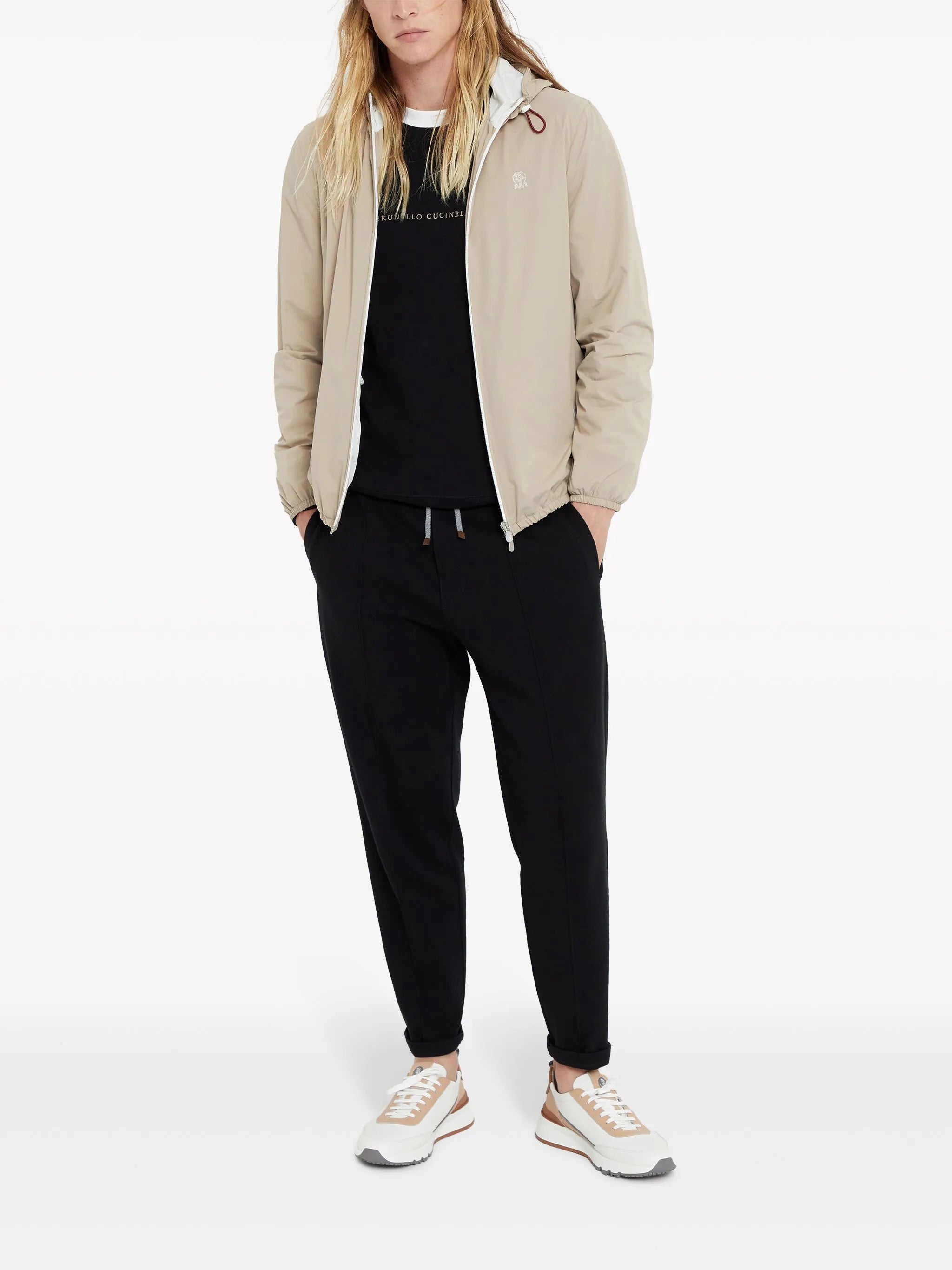logo-embroidered sweatshirt