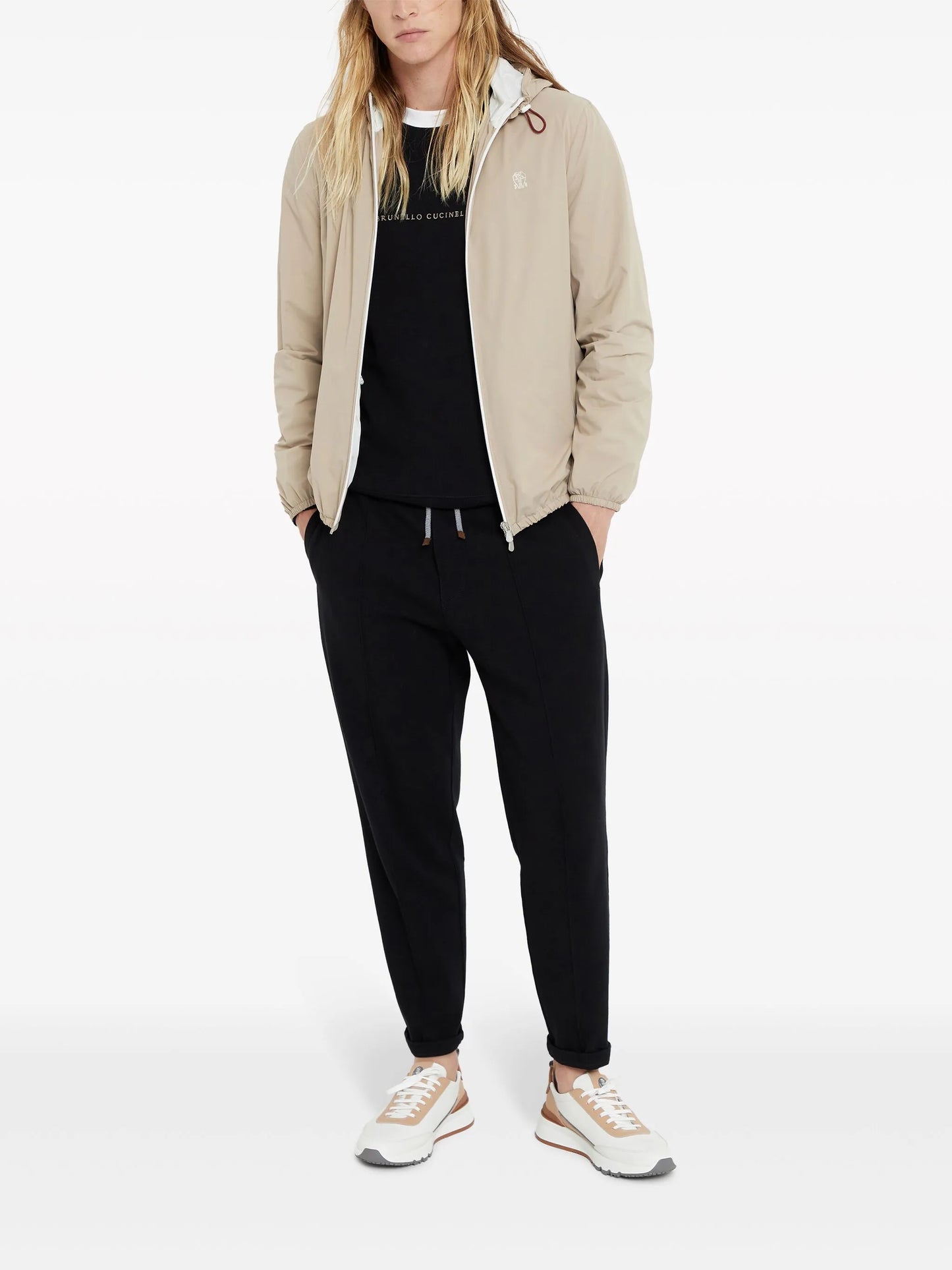 logo-embroidered sweatshirt