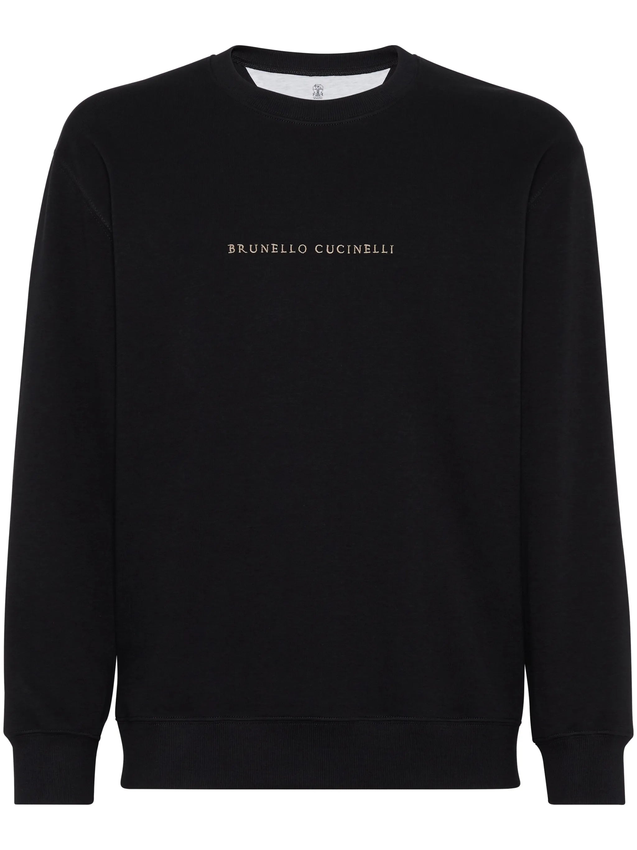 logo-embroidered sweatshirt