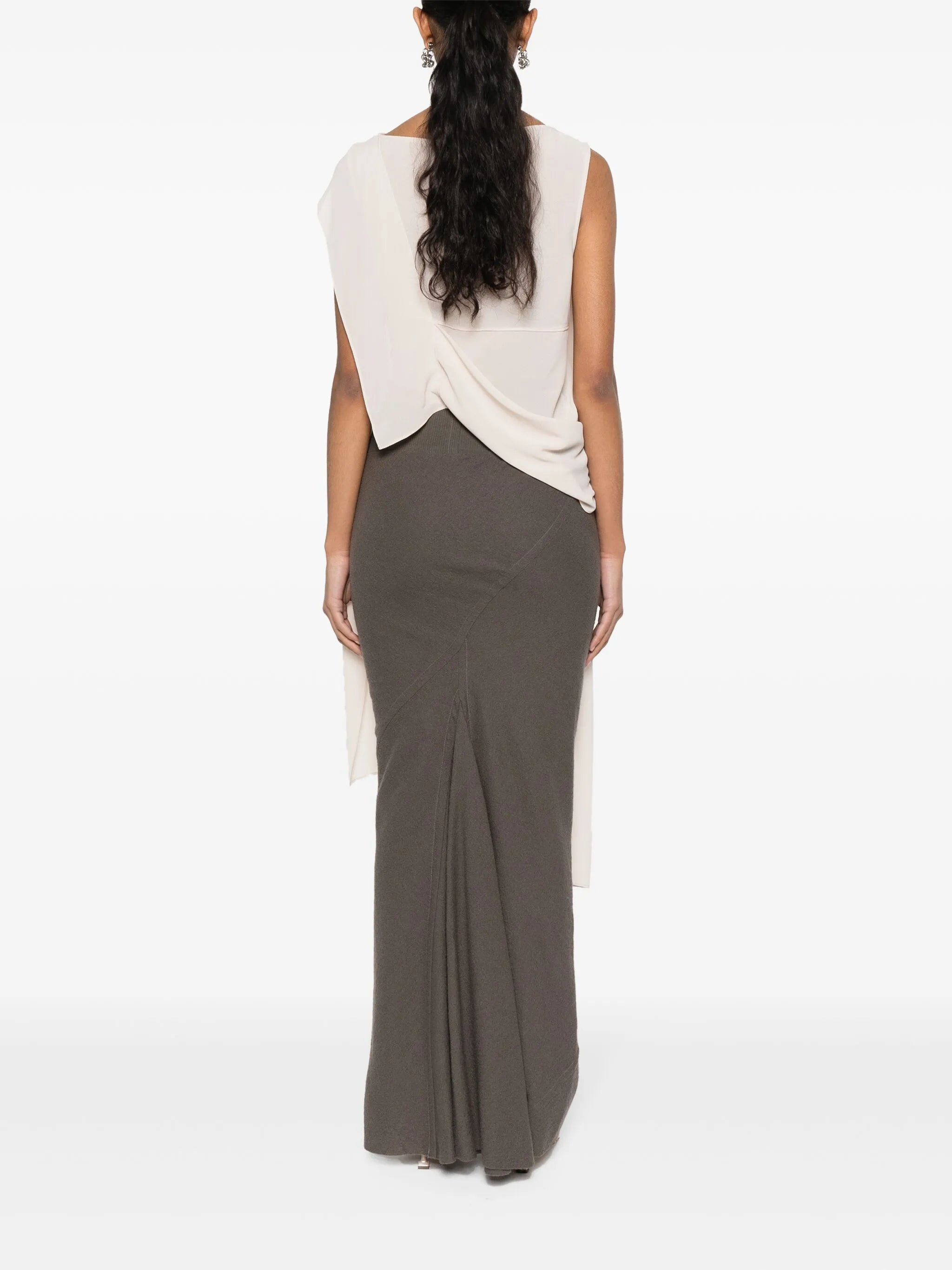 draped-design blouse