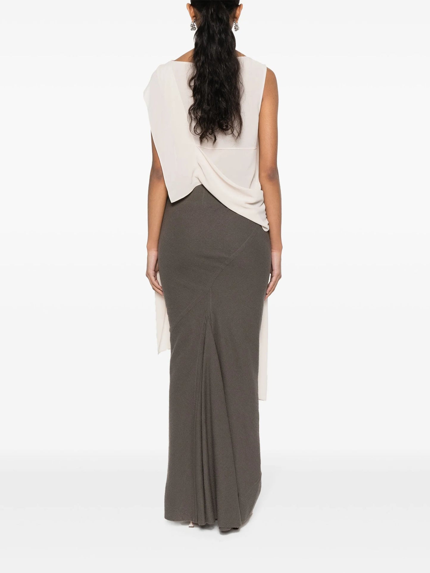 draped-design blouse