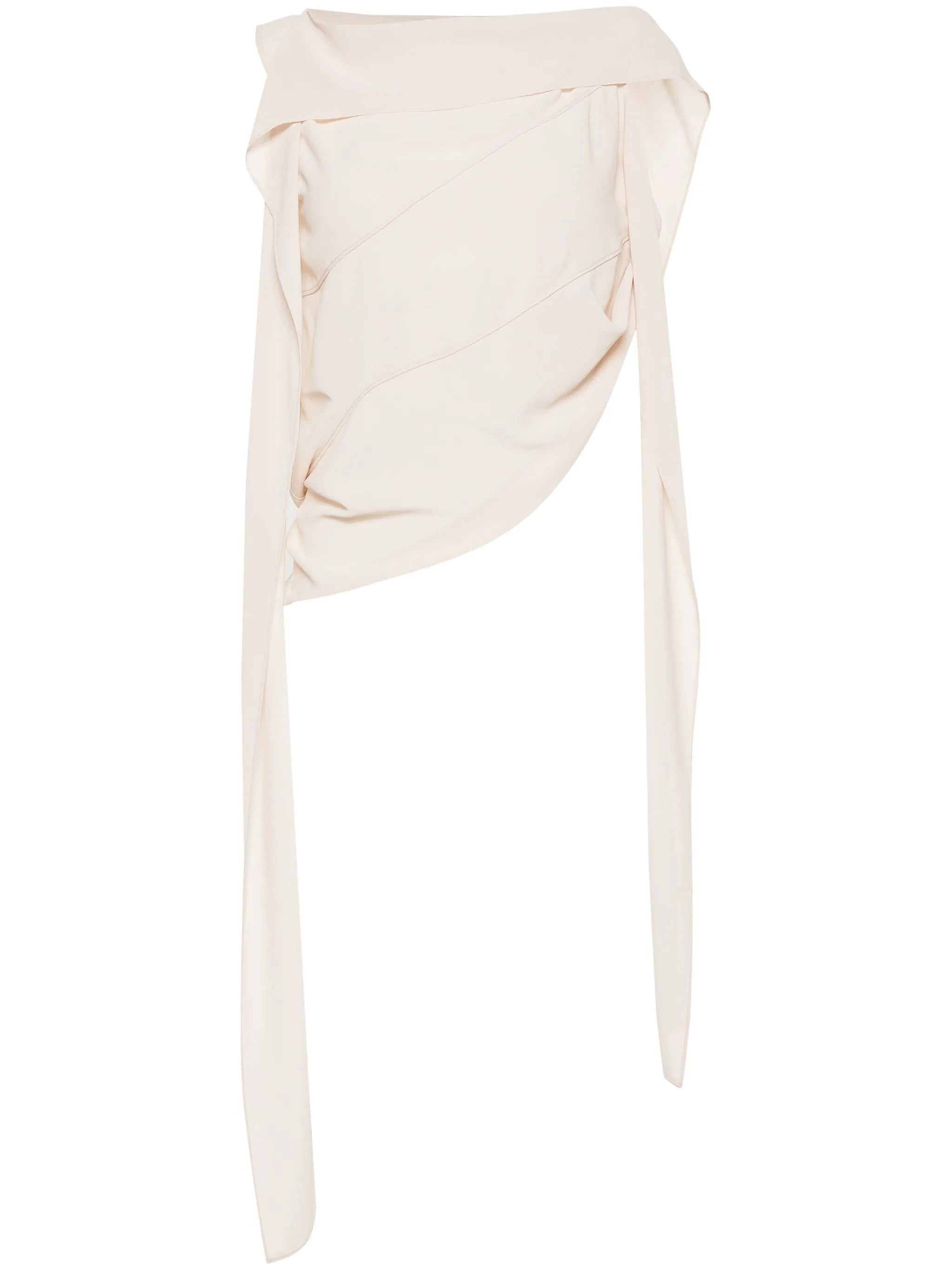 draped-design blouse