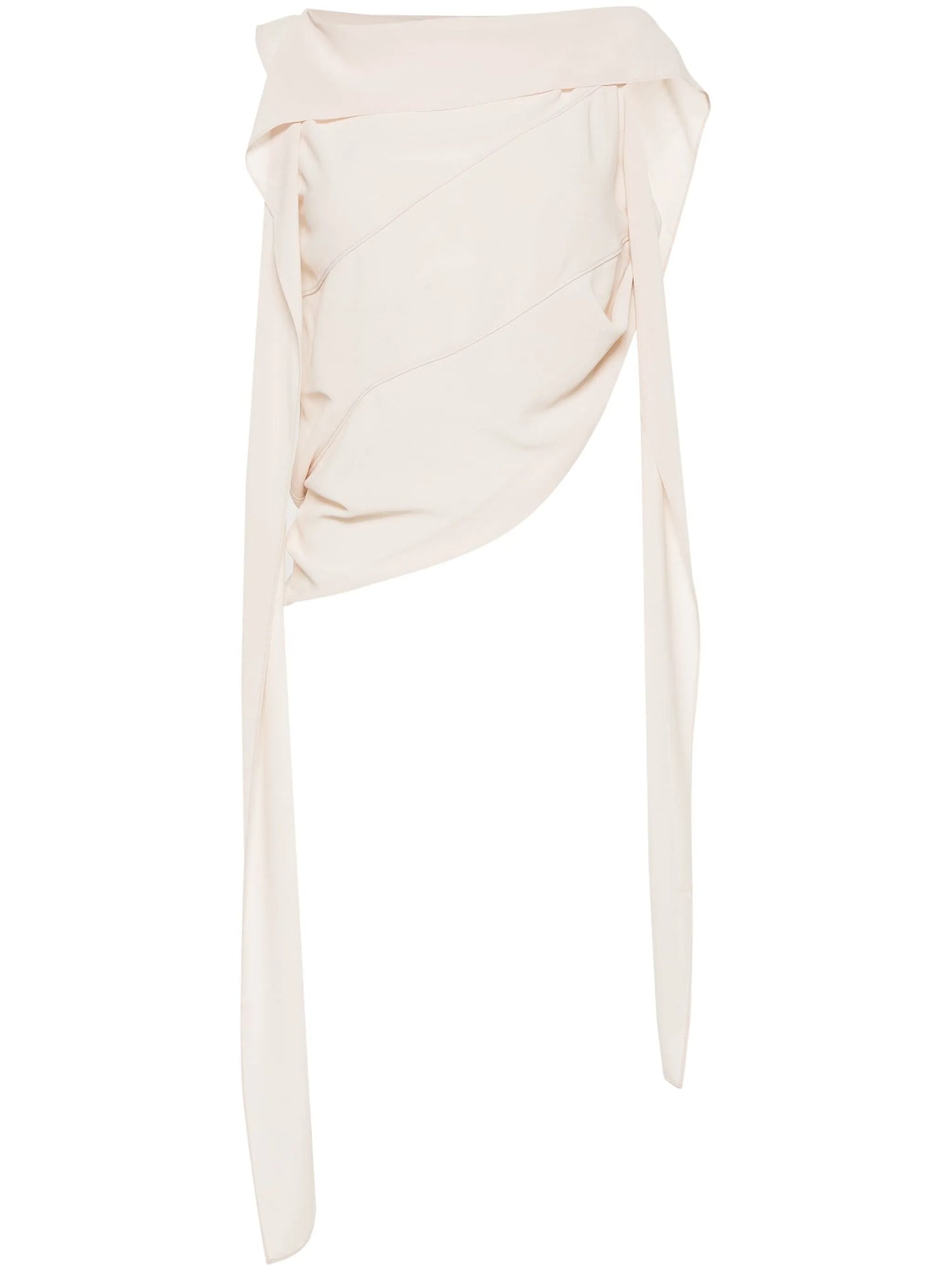 draped-design blouse