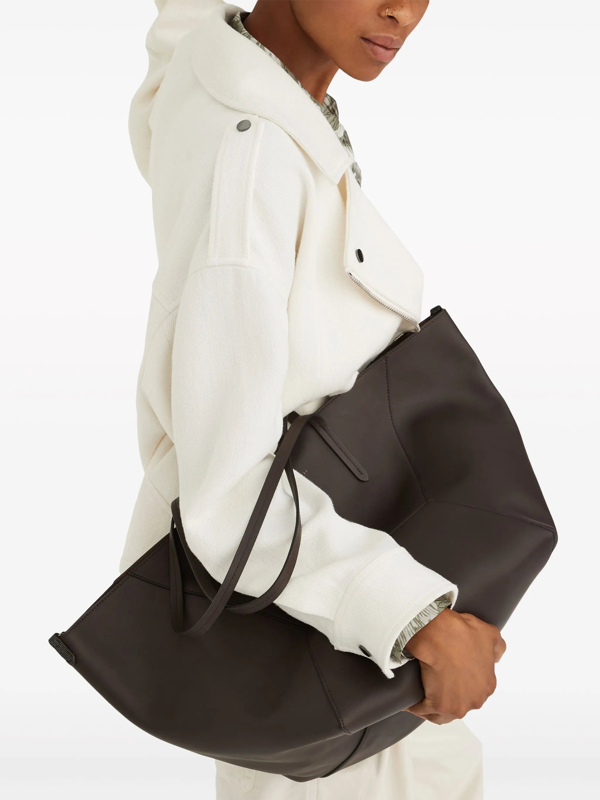 BC Duo leather tote bag