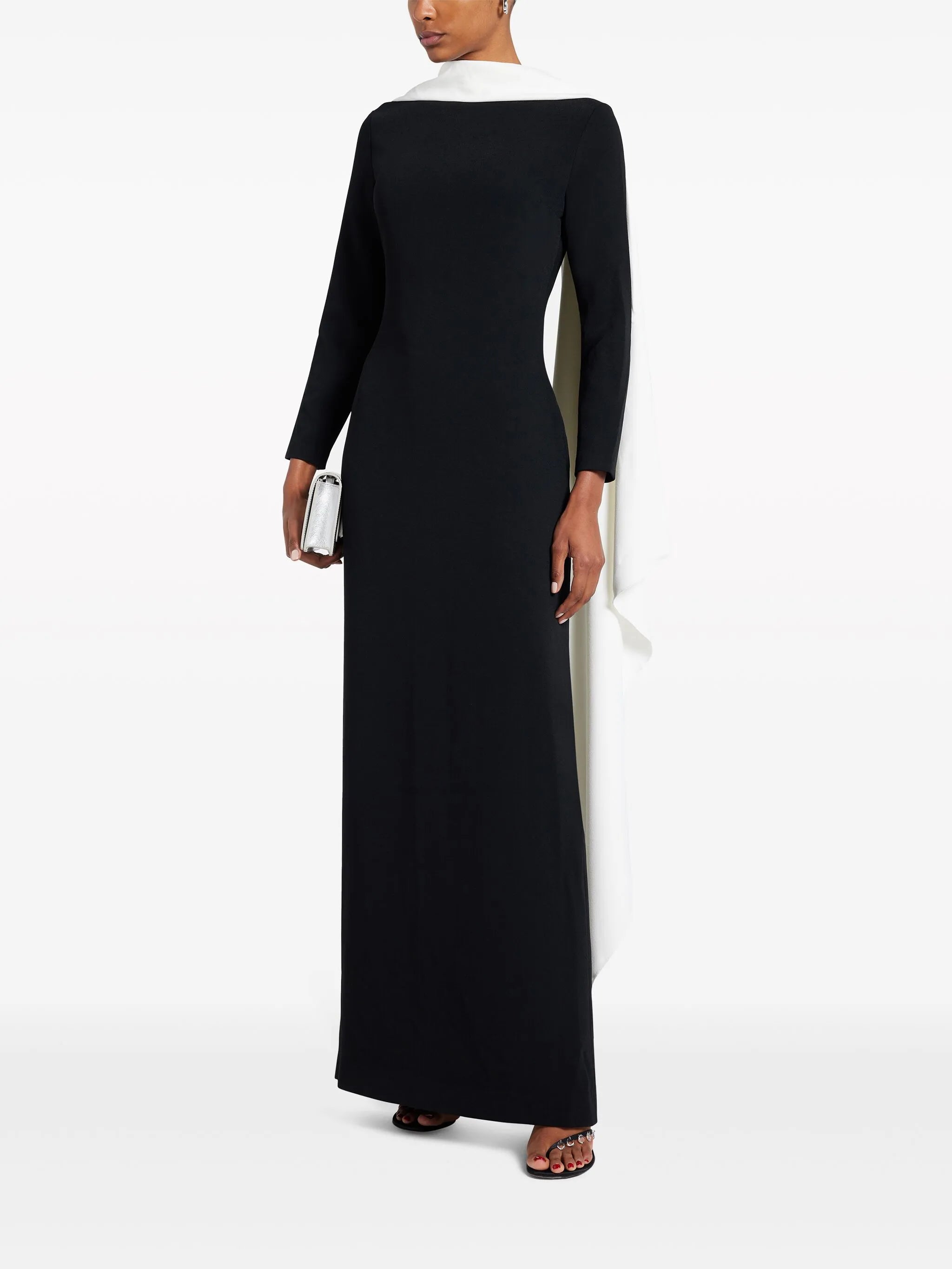 Luisa crepe maxi dress
