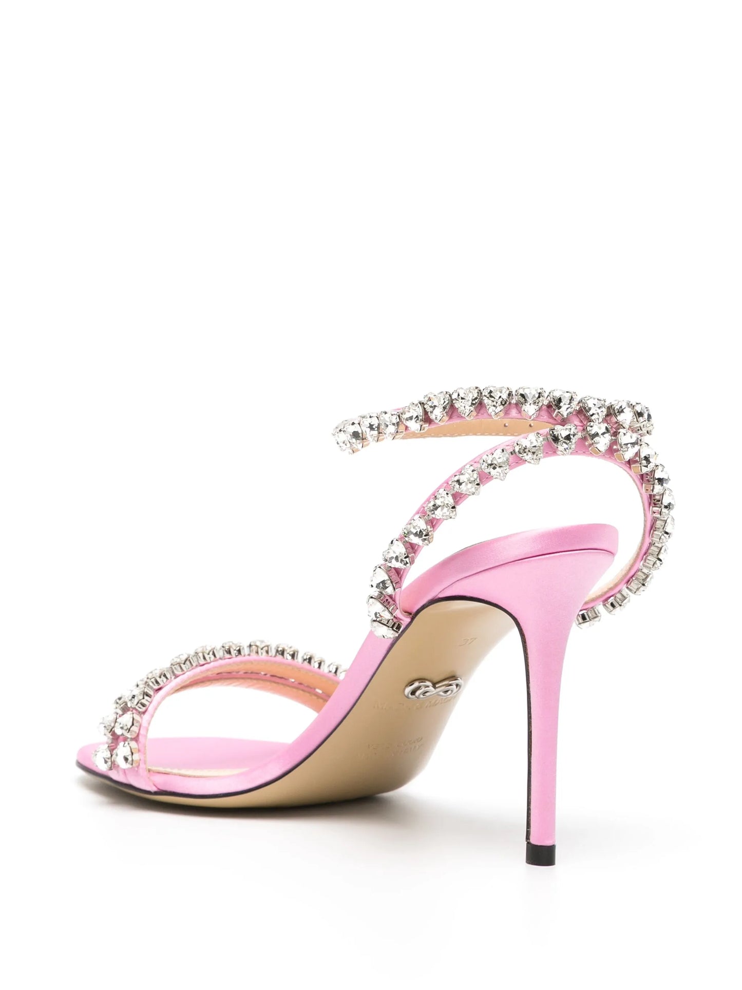 crystal-embellished 100mm sandals