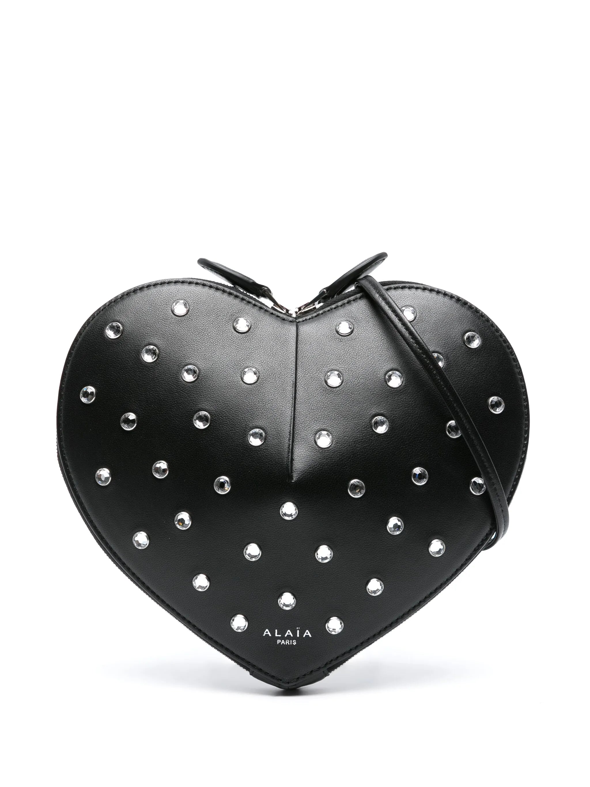 Le Coeur crystal-embellished crossbody bag